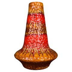 Vintage ceramic vase LAVA by KIL Liboje, Yugoslavia 1960s