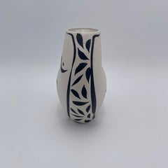 Vintage Ceramic Vase Nude Female Figure Signed by Donna Polseno