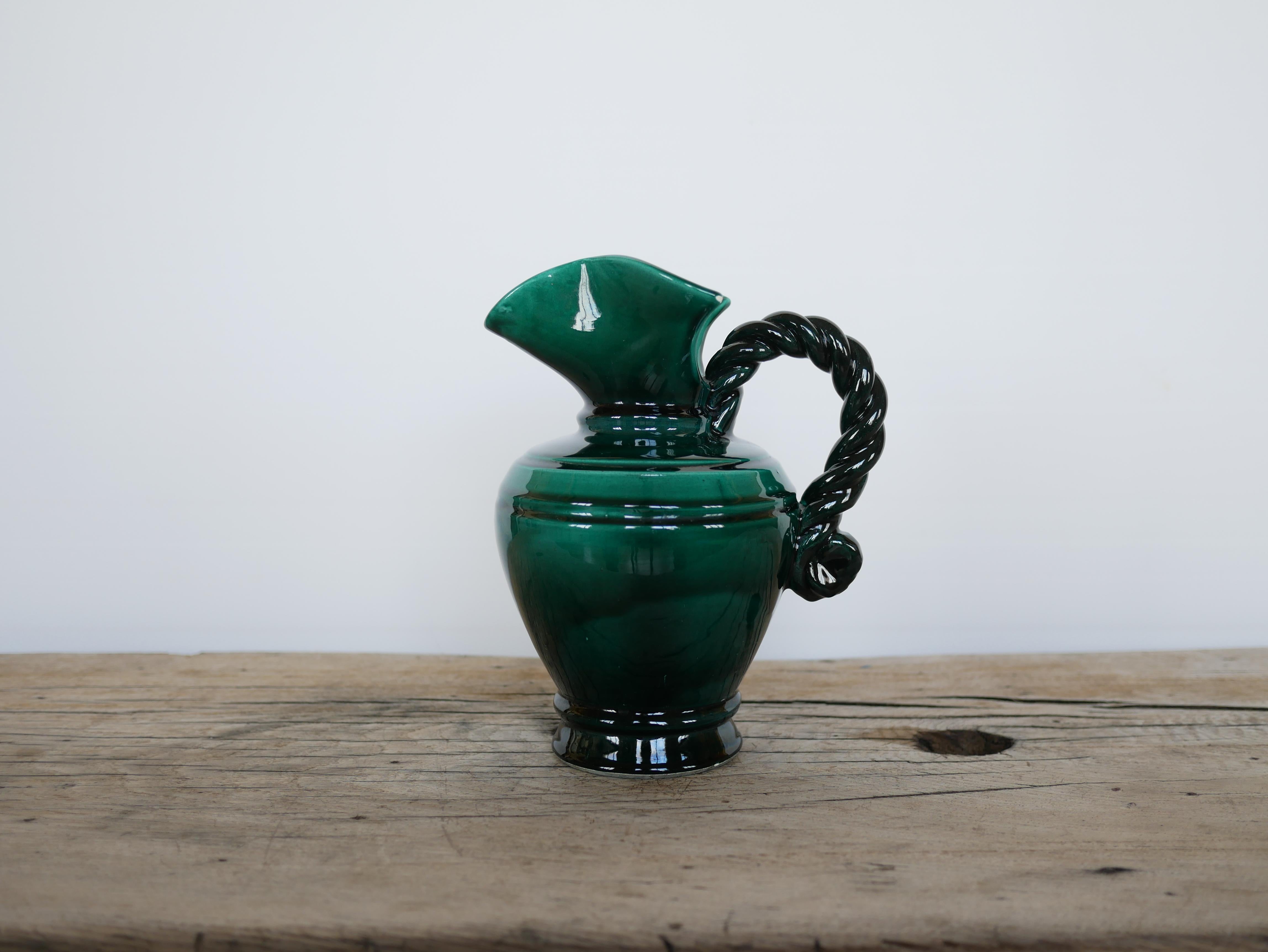 Vaso brocca in ceramica vintage di Marius Giuge, Vallauris, Francia in vendita 7