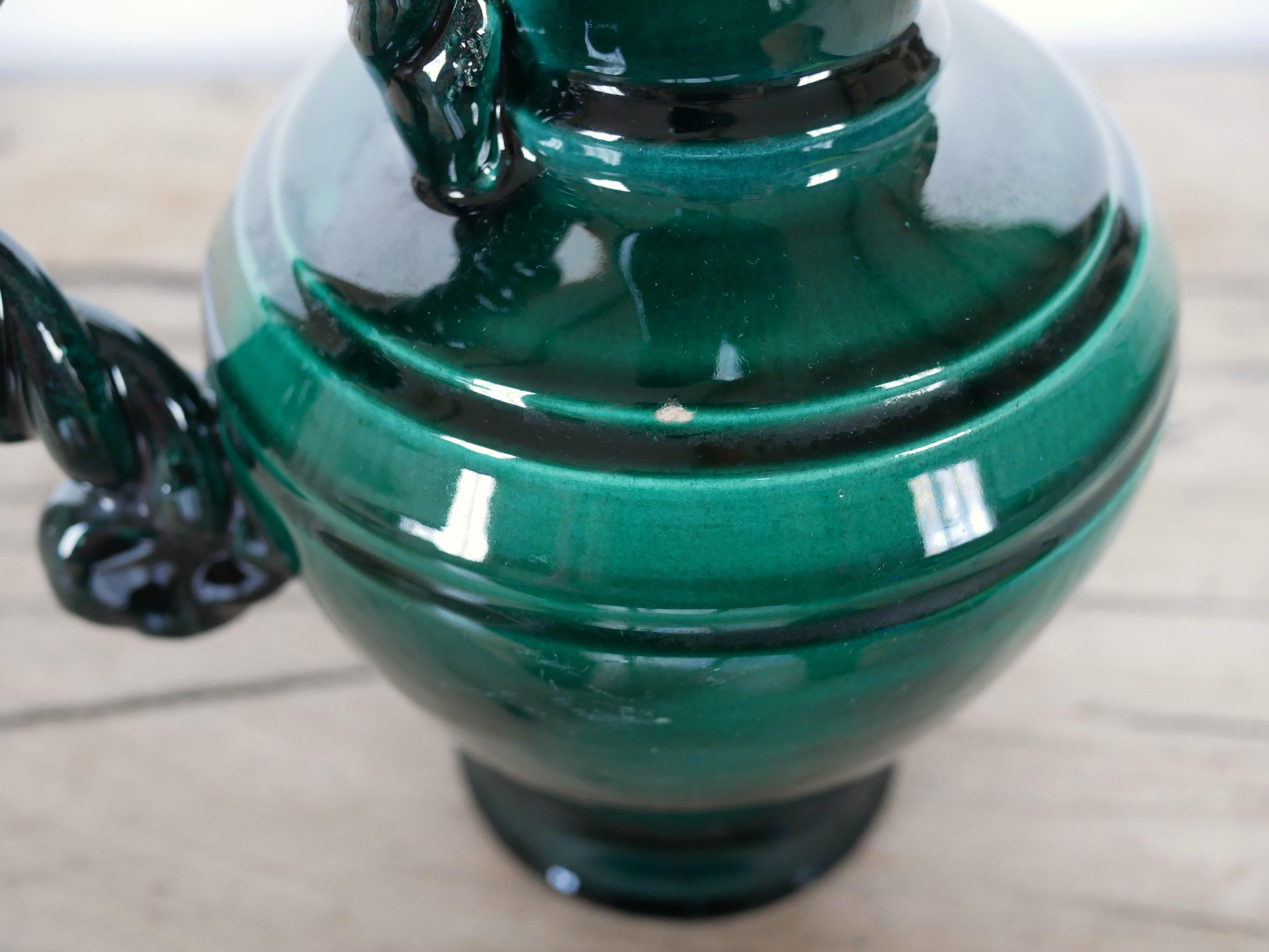 Vaso brocca in ceramica vintage di Marius Giuge, Vallauris, Francia in vendita 2
