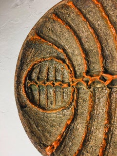 Vintage Ceramic Wall Plate by Györgyey Zsuzsa