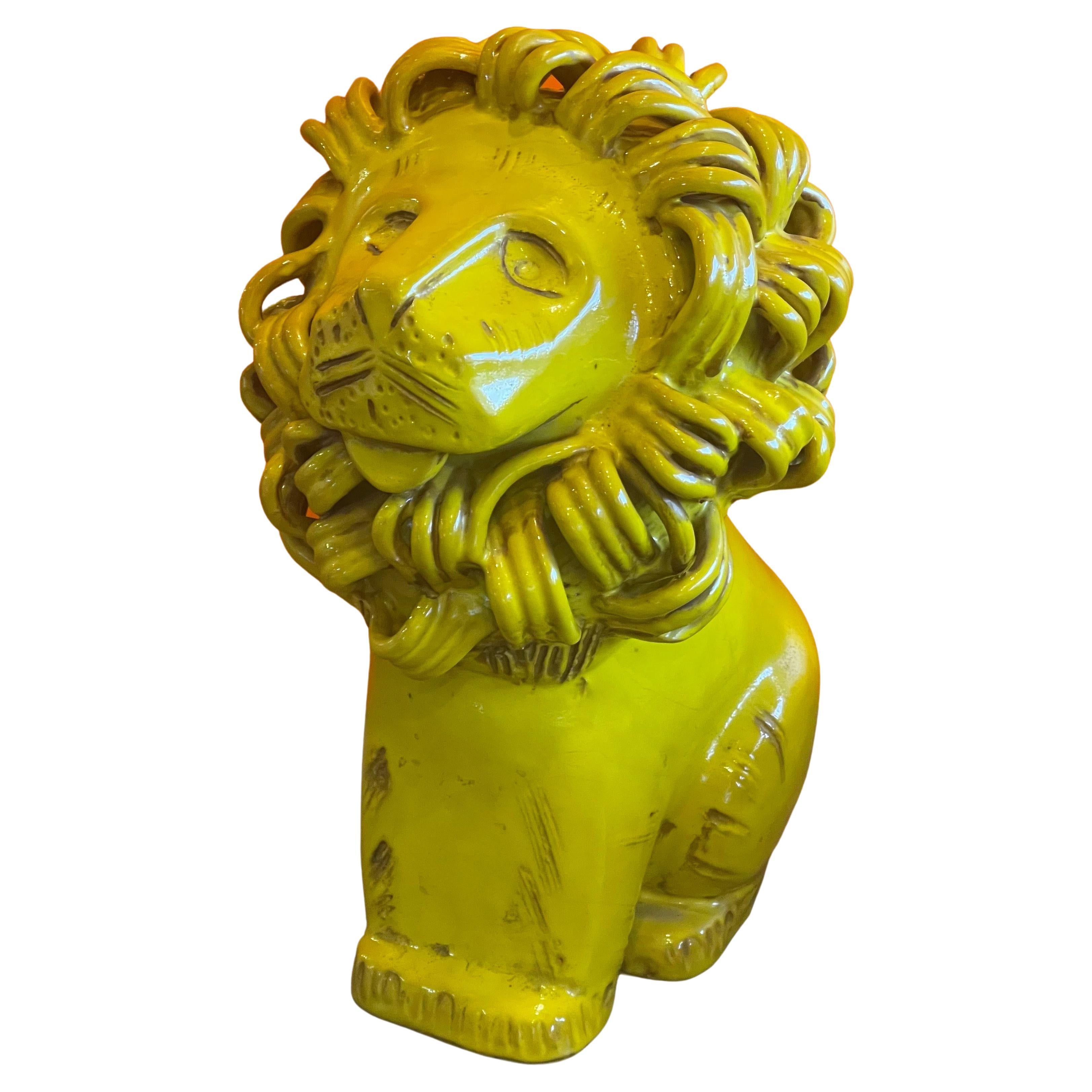 magnifique lion en verre avec dorures leeuw   G13-62 miniature de collection 