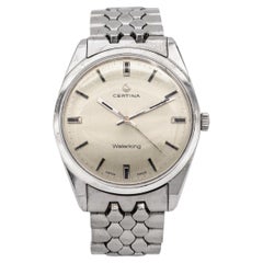 Reloj de caballero Certina Waterking Vintage de acero inoxidable de cuerda manual