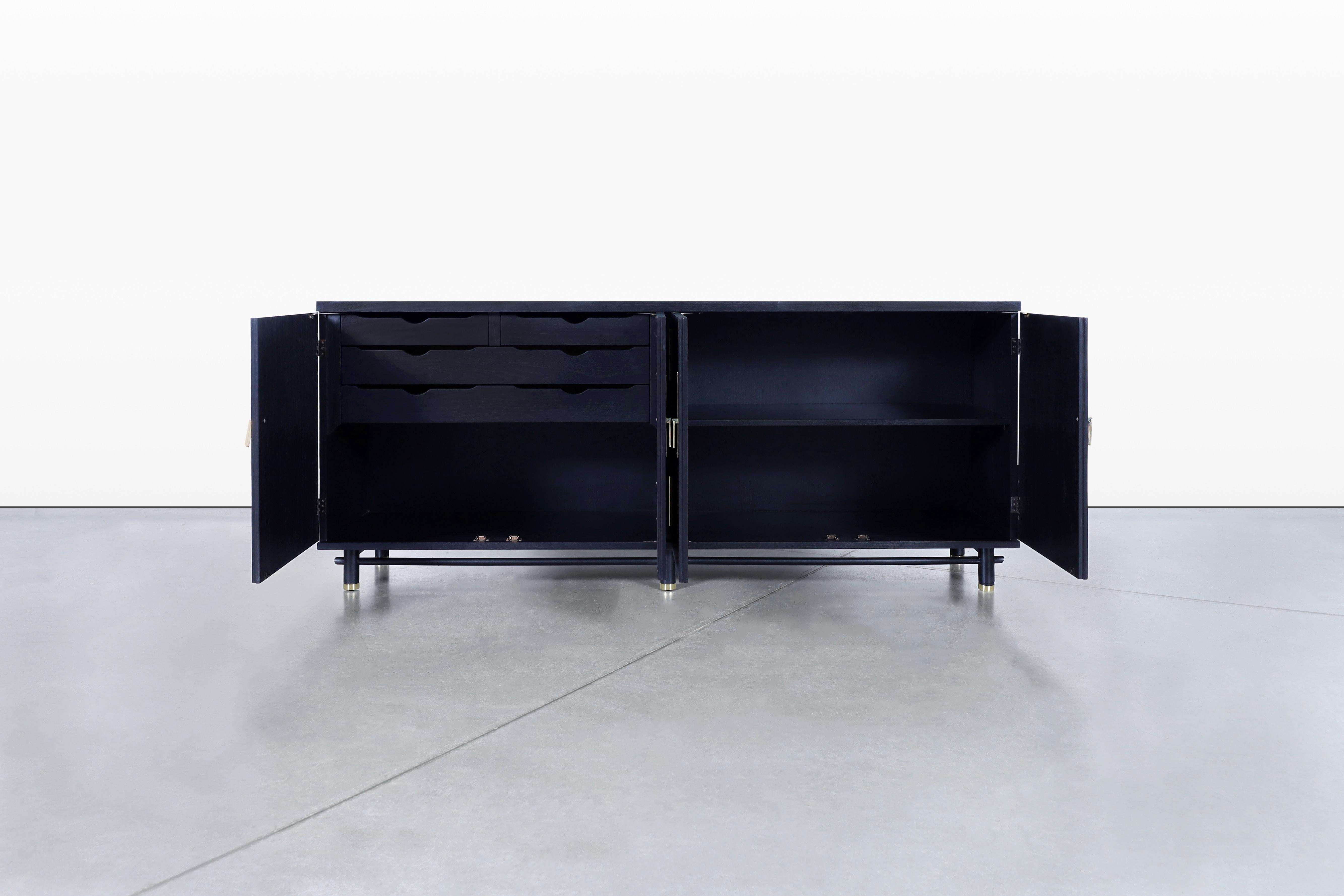 Vintage Cerused Credenza by Michael Taylor for Baker For Sale 2