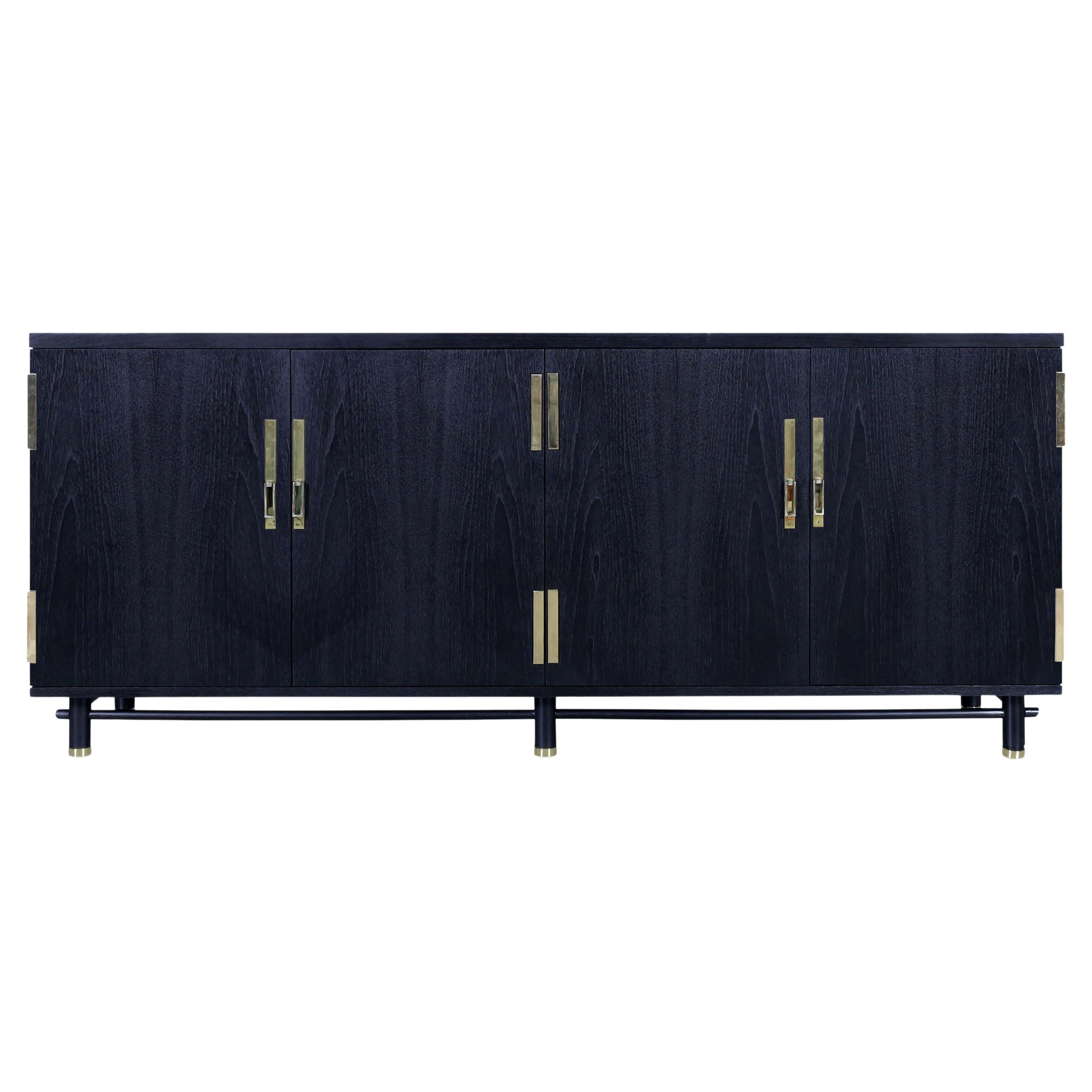 Credenza Vintage Cerused de Michael Taylor para Baker