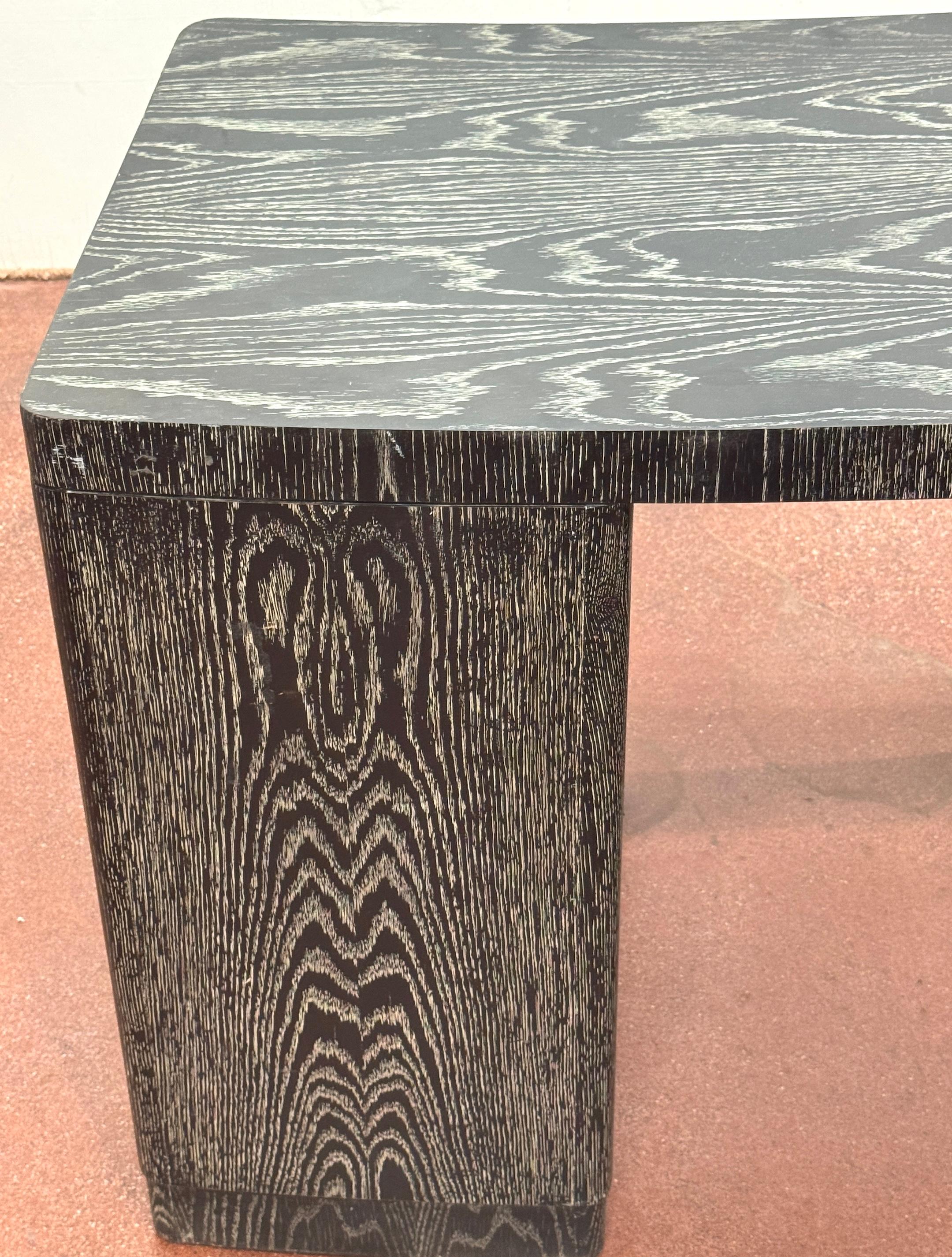 Bureau de direction vintage en Oak Oak, dans le style de James Mont en vente 5