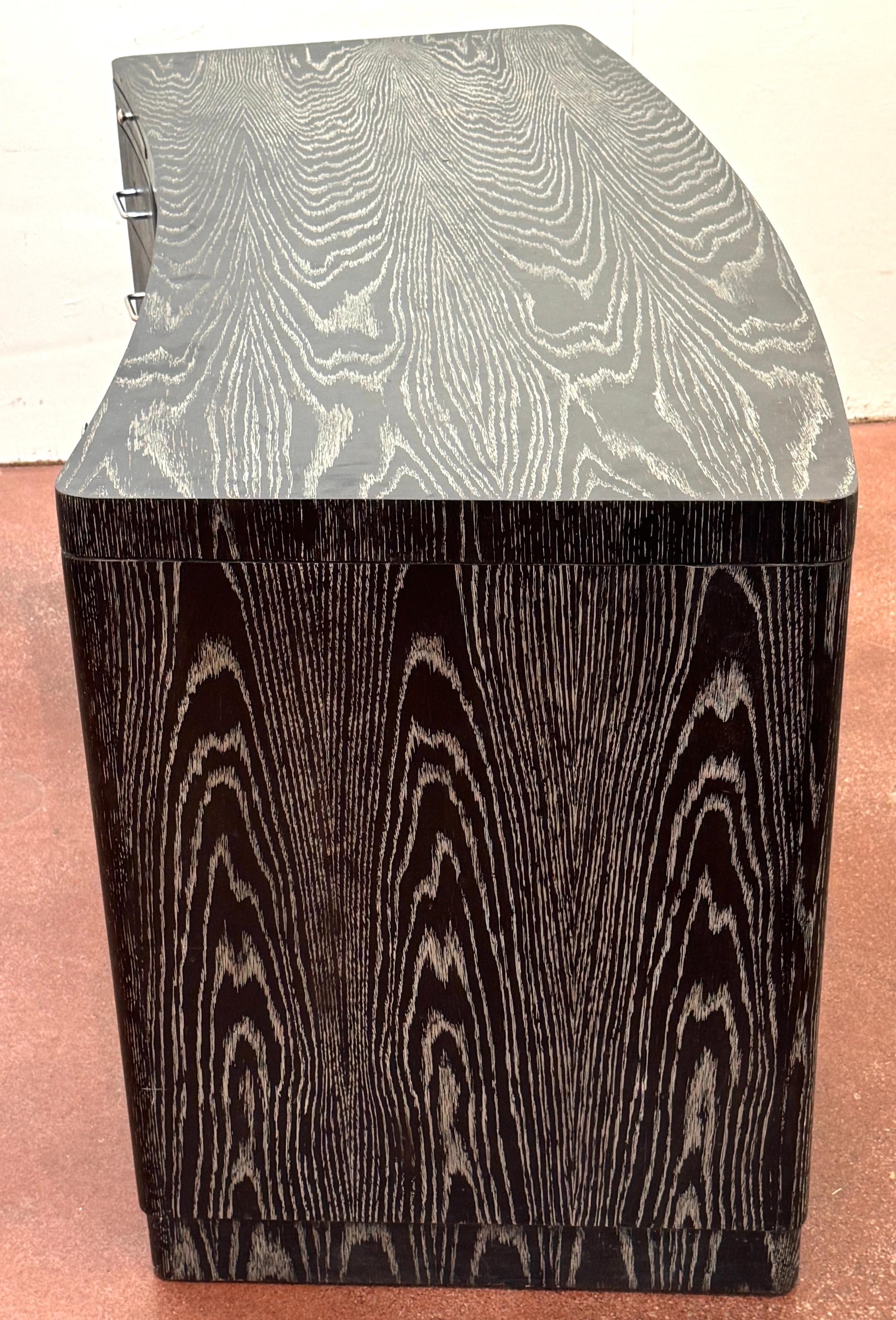 Bureau de direction vintage en Oak Oak, dans le style de James Mont en vente 6