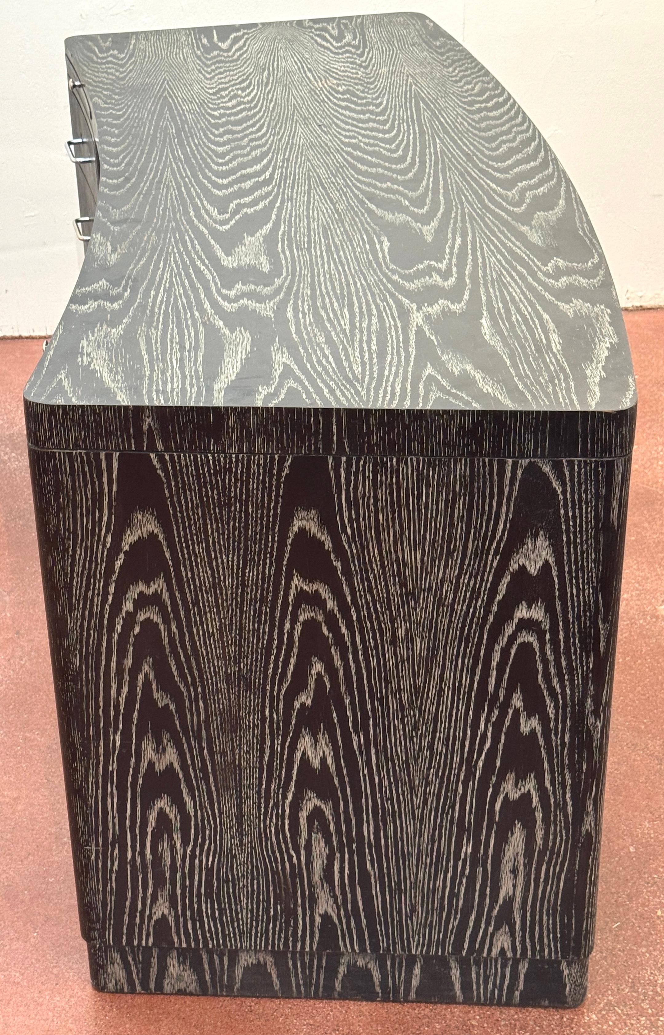 Bureau de direction vintage en Oak Oak, dans le style de James Mont en vente 7