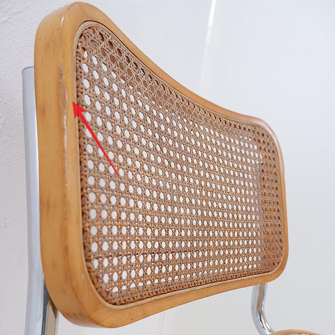 Vintage Cesca Stuhl aus hellem Holz - Italien im Angebot 6