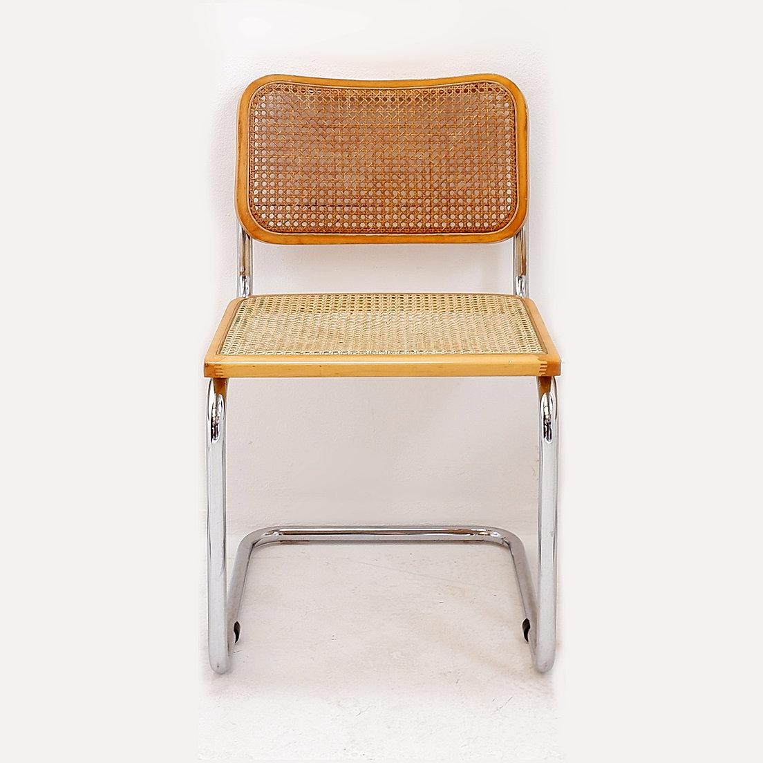 Vintage Cesca Stuhl aus hellem Holz - Italien (Bauhaus) im Angebot