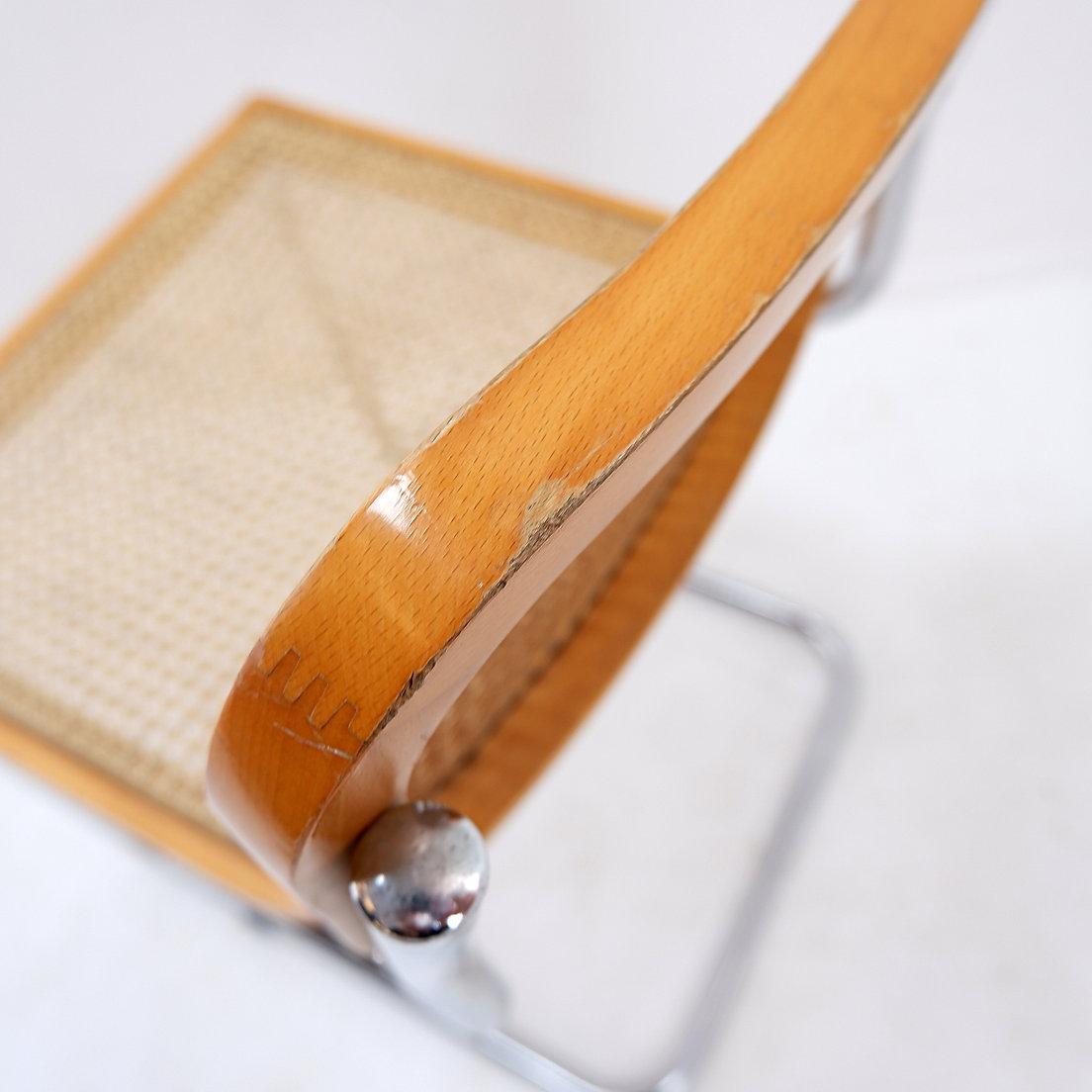 Vintage Cesca Stuhl aus hellem Holz - Italien (20. Jahrhundert) im Angebot