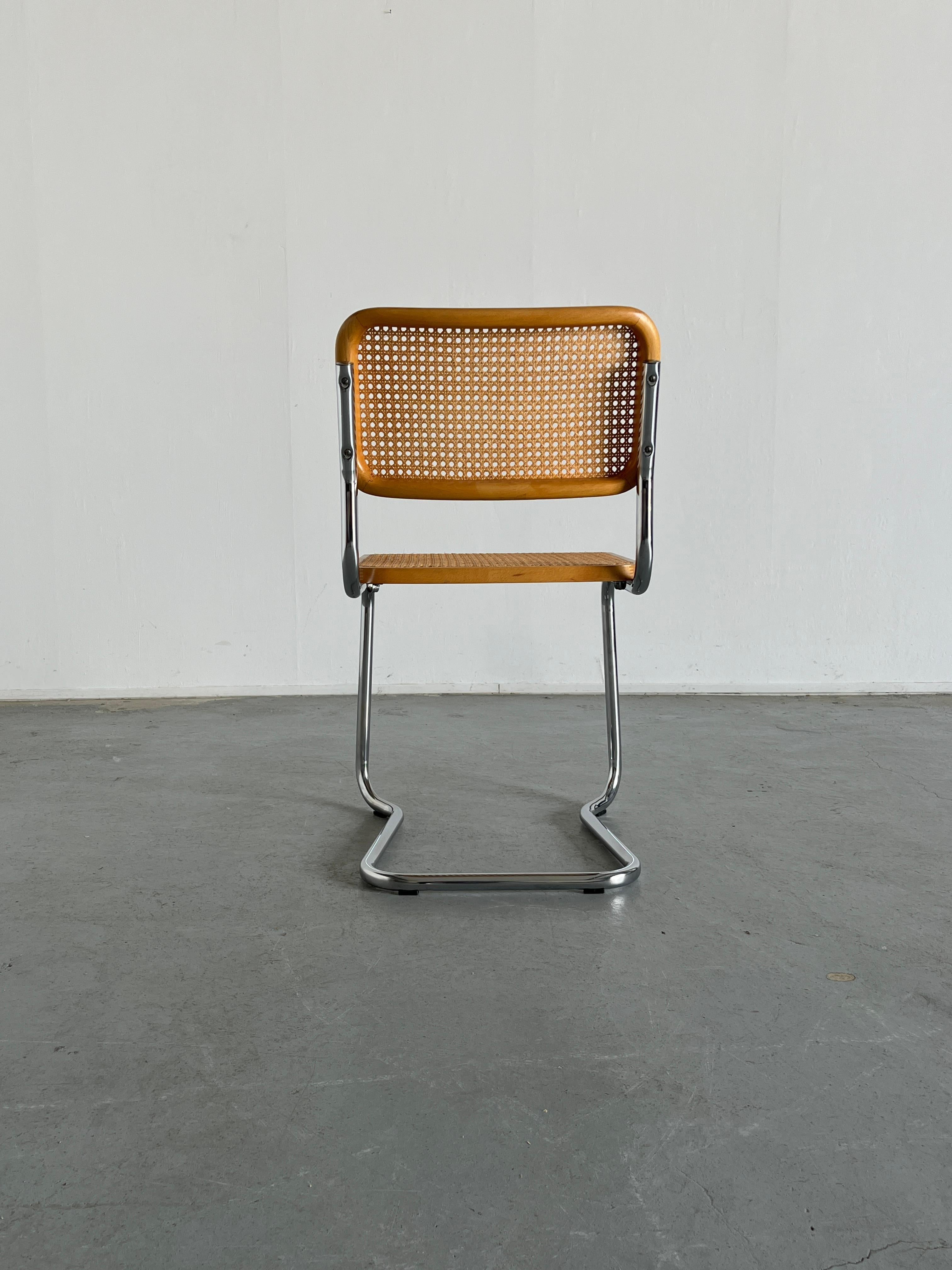 Silla Cantilever Vintage Cesca Mid Century, Silla Estilo Marcel Breuer B32, Italia en Bueno Estado en Zagreb, HR