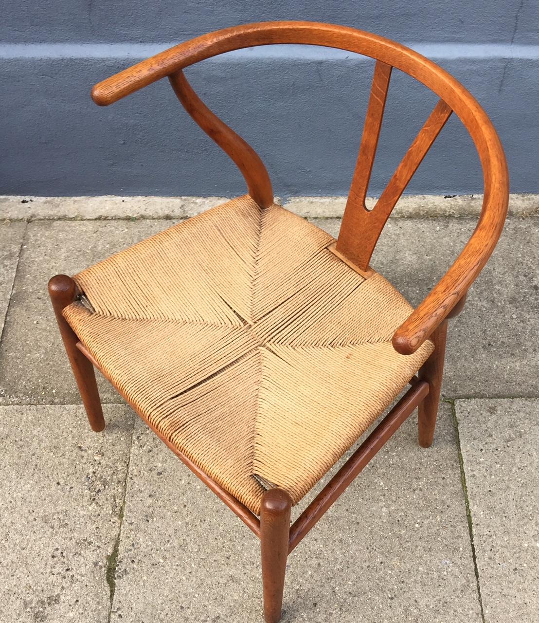 Vintage CH24 Oak Side Chair by Hans J. Wegner for Carl Hansen & Søn, 1960s 1
