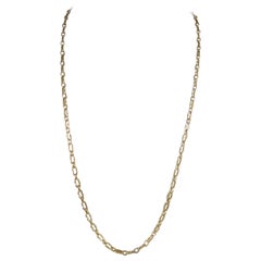 Vintage Chaimpesan Gold Halskette:: Fancy Links:: 1984