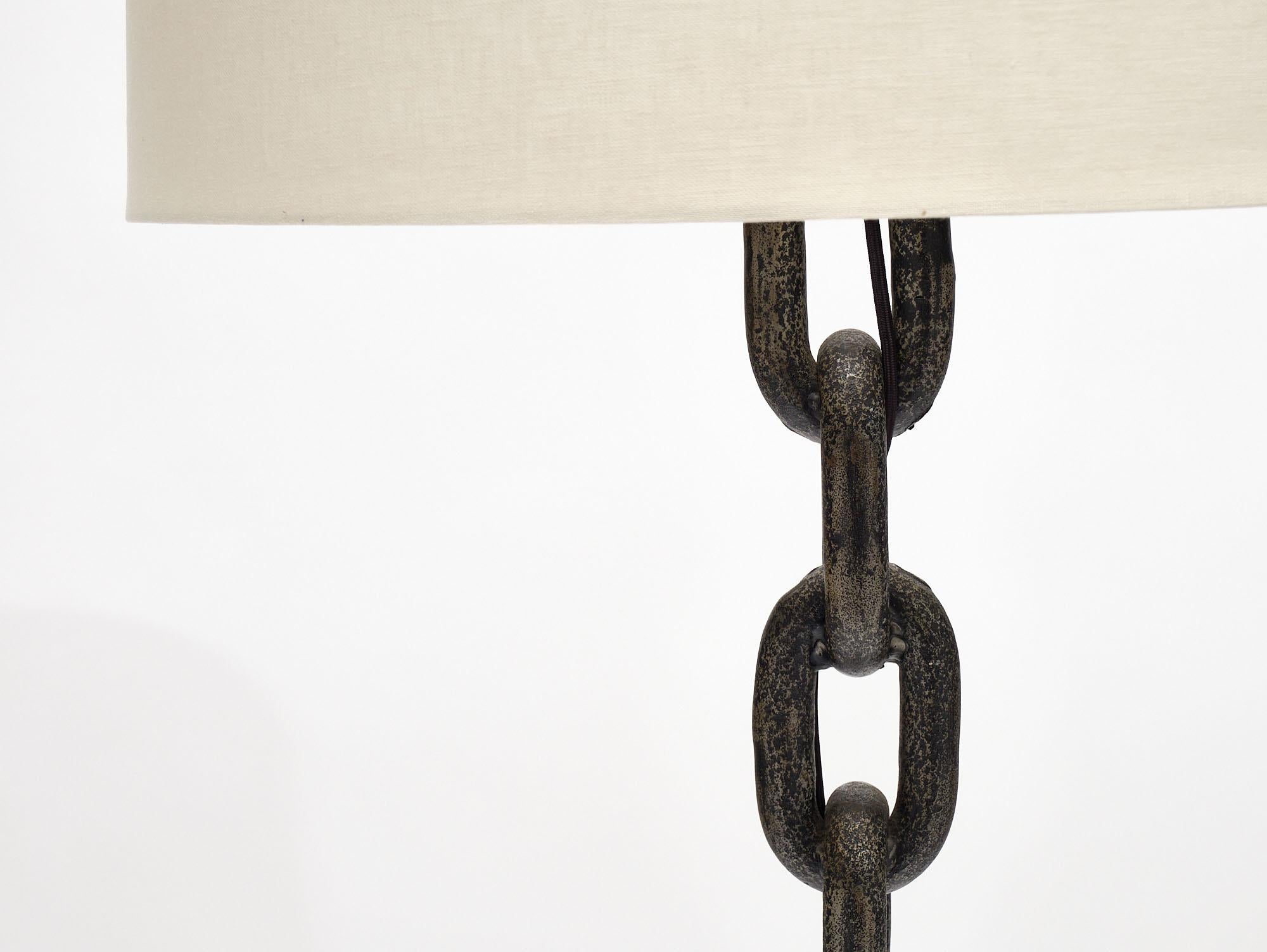 Mid-20th Century Vintage Chain Floor Lamp