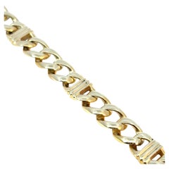 Vintage Chain Link Bracelet made of 14k Yellow Gold