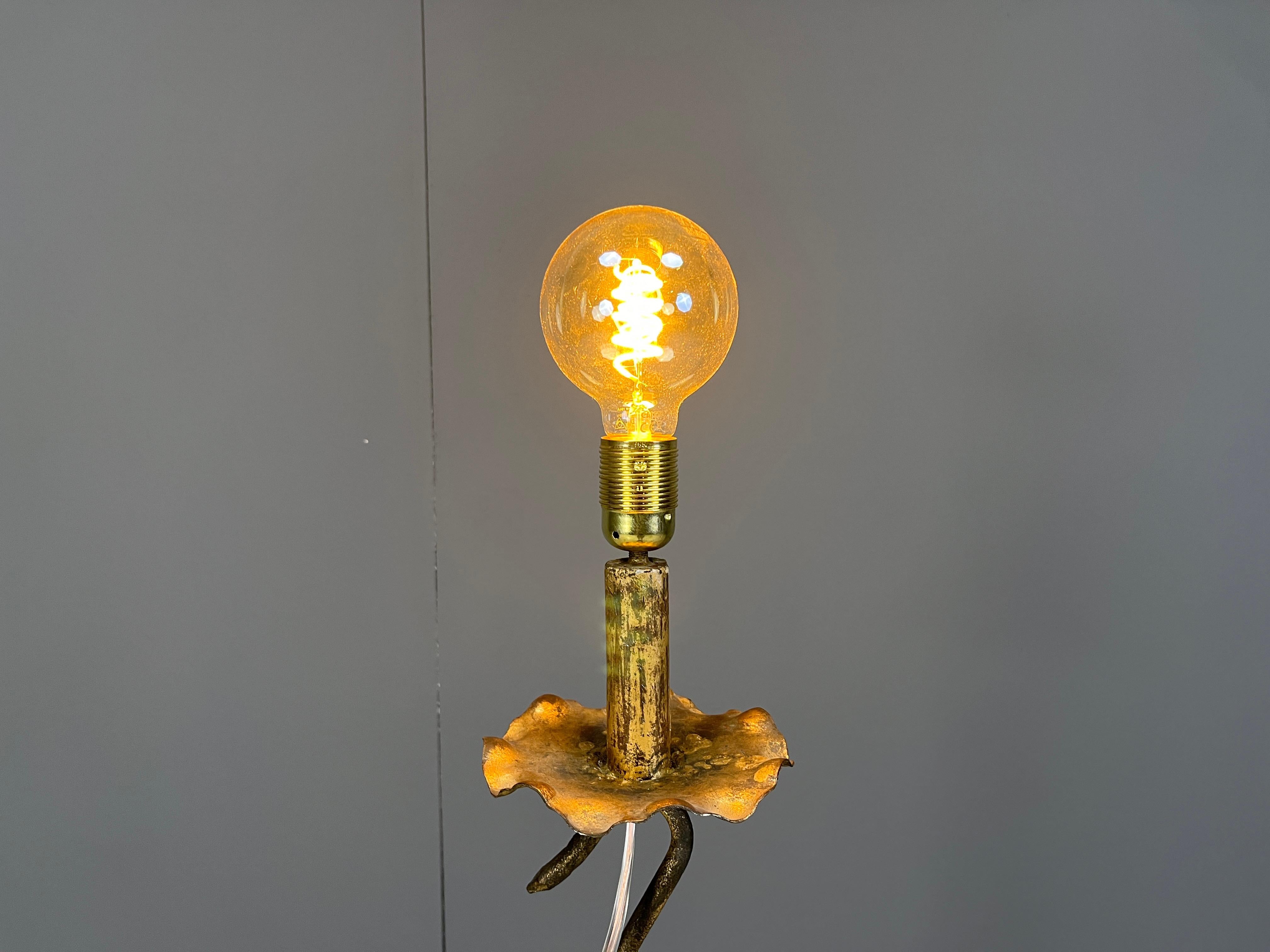 Portuguese Vintage chain link floor lamp, 1960s