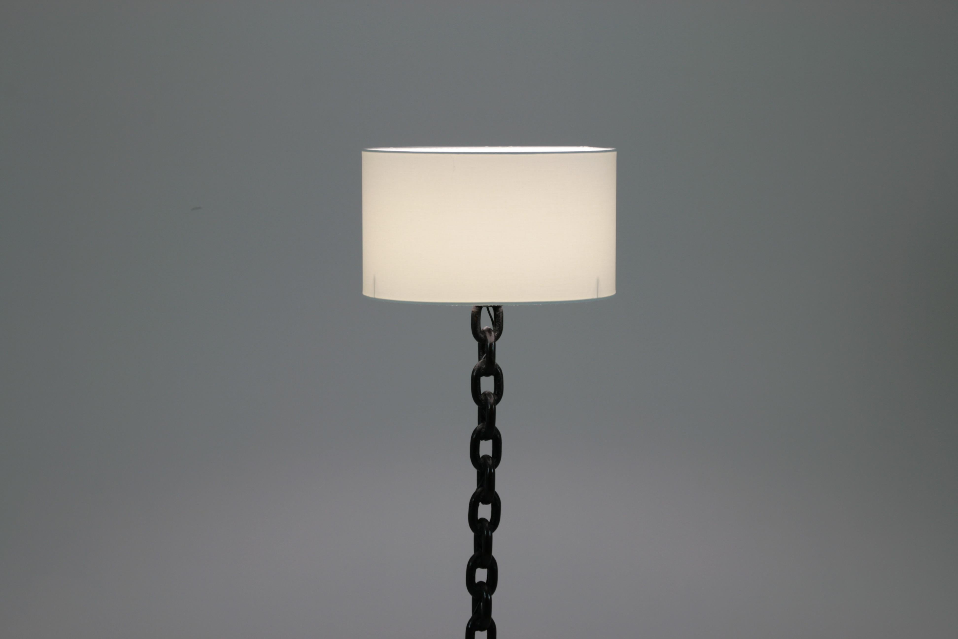 Vintage Chain Link Floor Lamp, France, 1960s 6