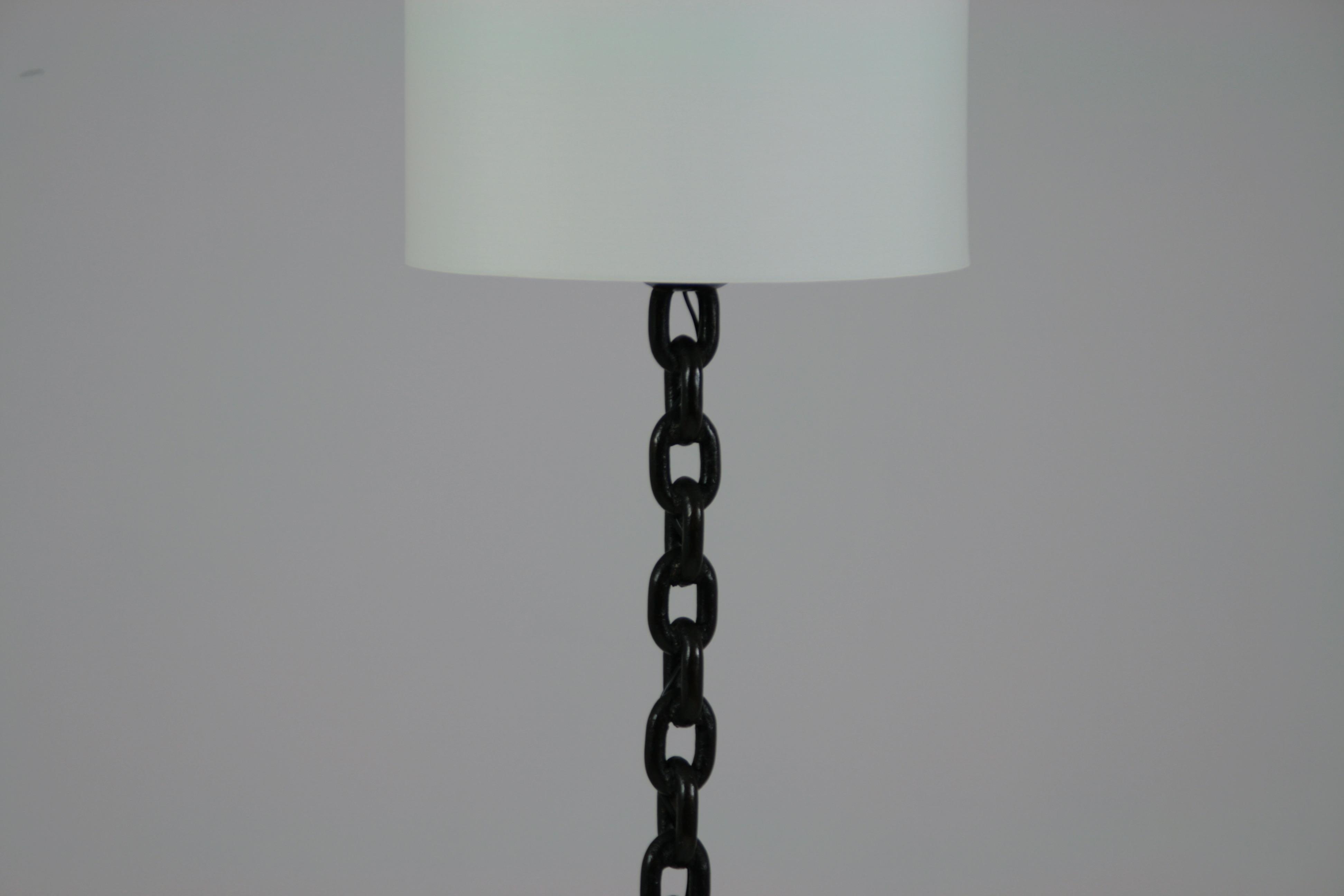 Vintage Chain Link Floor Lamp, France, 1960s 2