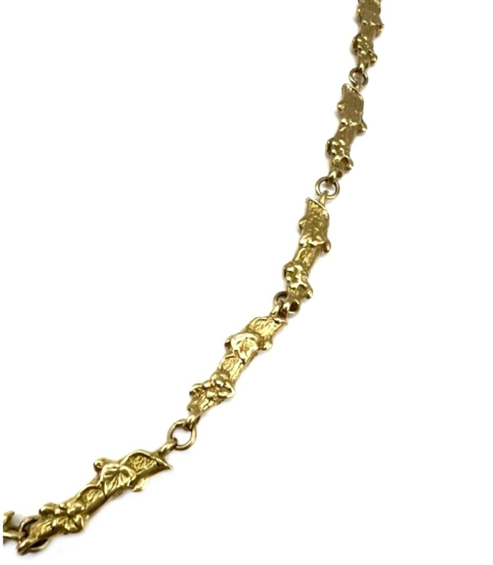 Vintage Chain Necklace Gold 14k In Excellent Condition For Sale In Beverly Hills, CA