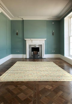 The Gilded Garden: A Vintage French Provincial Indian Chain Stitch Masterpiece