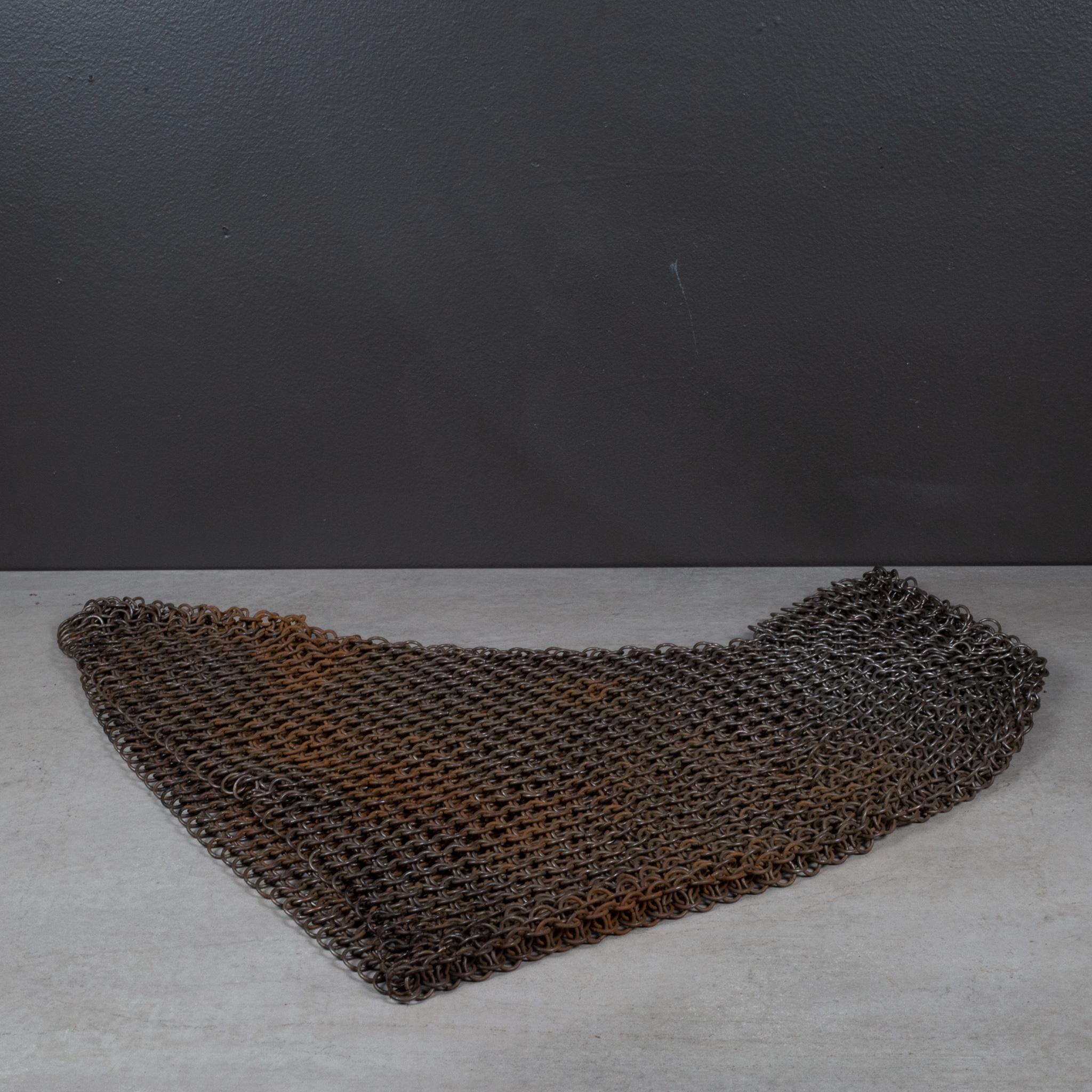Vintage Chainmail Head Cover (FREE SHIPPING) In Good Condition For Sale In San Francisco, CA