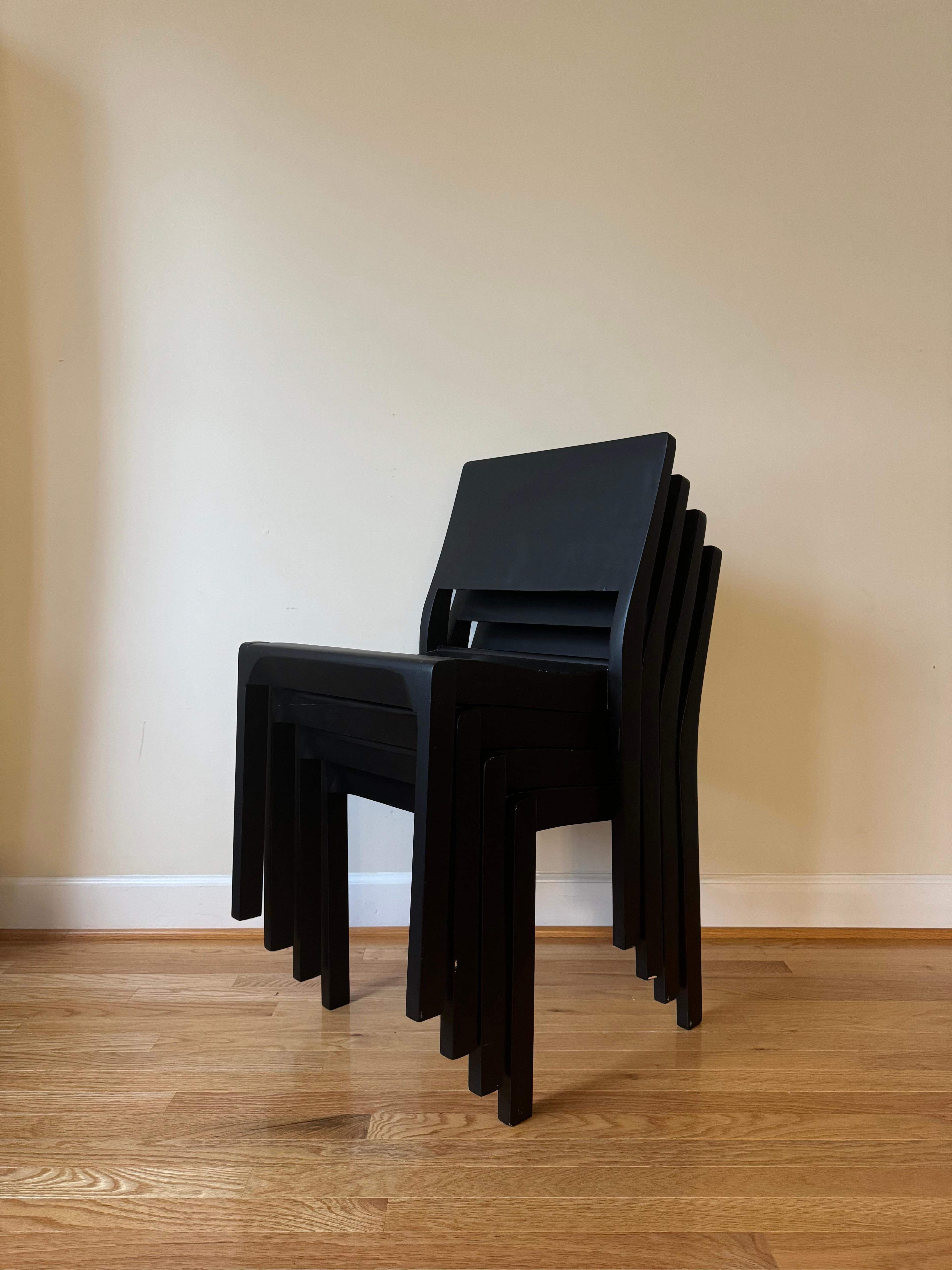 Chair 11 (with Finmar label)
Designer: Alvar Aalto
Year: 1929

One of Alvar Aalto’s first modern furniture designs.

“Advertised as the ‘auditorium chair bar none’, the so-called row chair was created in 1929 through the cooperation of master