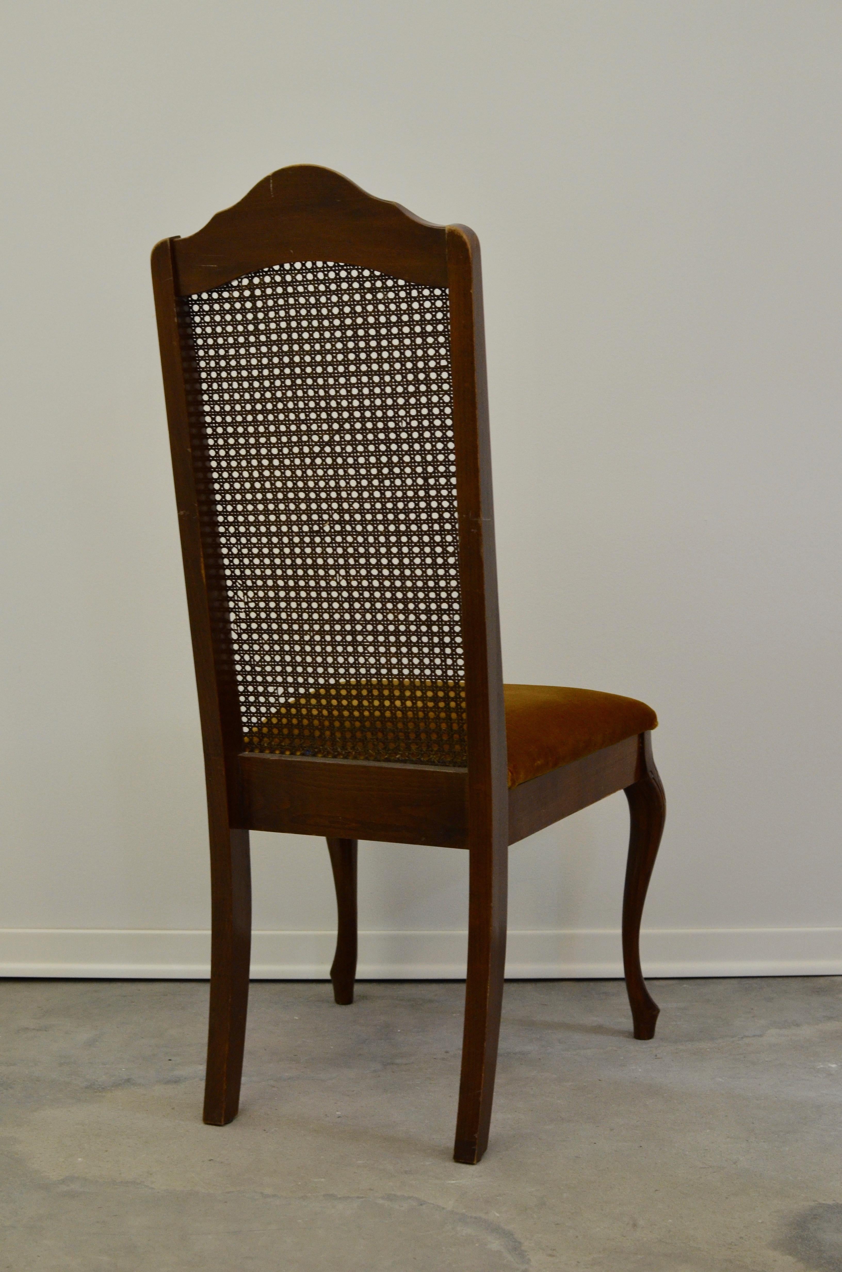 Textile Vintage Chair, 1950s For Sale