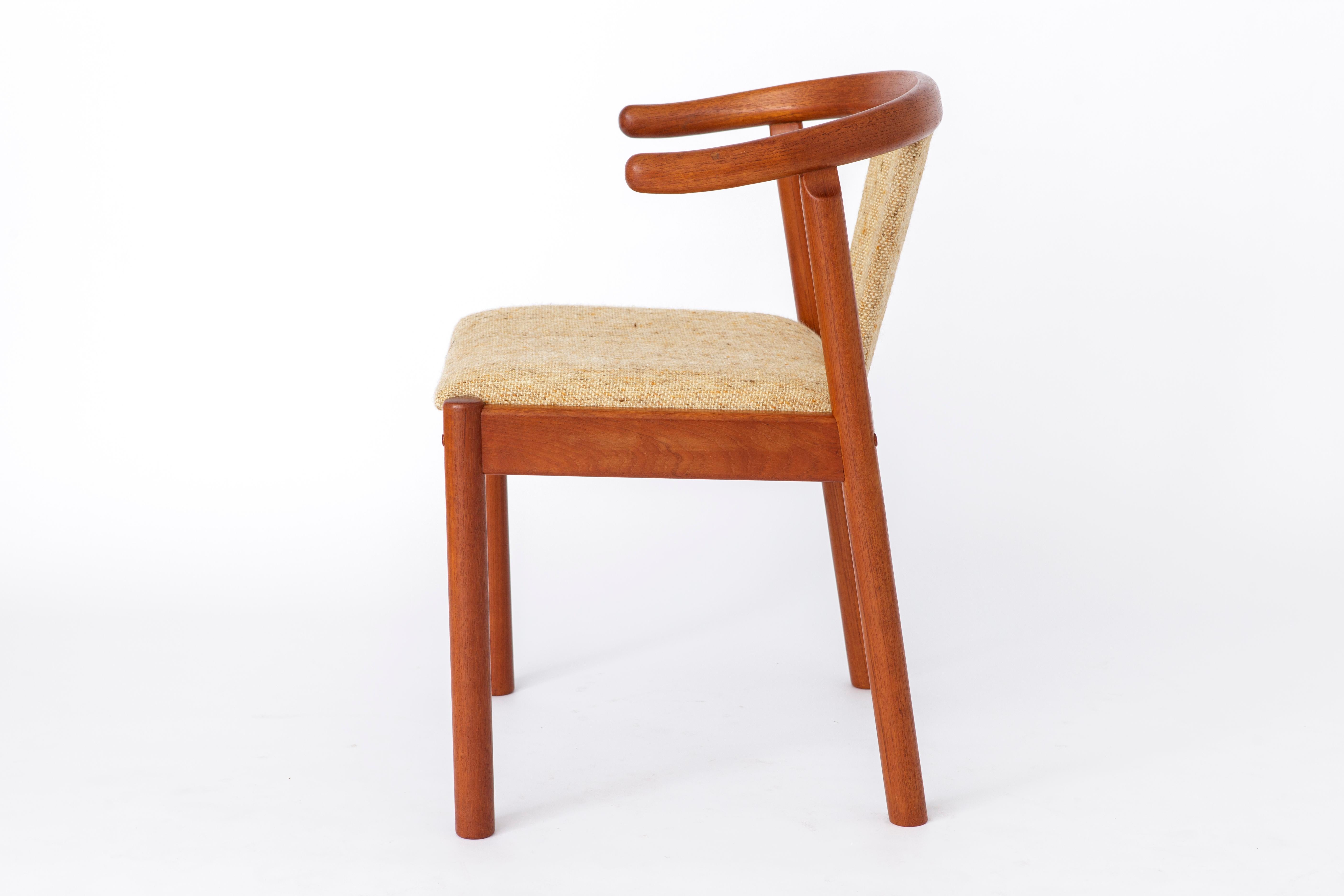 Polished Vintage Chair 1960s by Uldum Møbelfabrik, Denmark For Sale