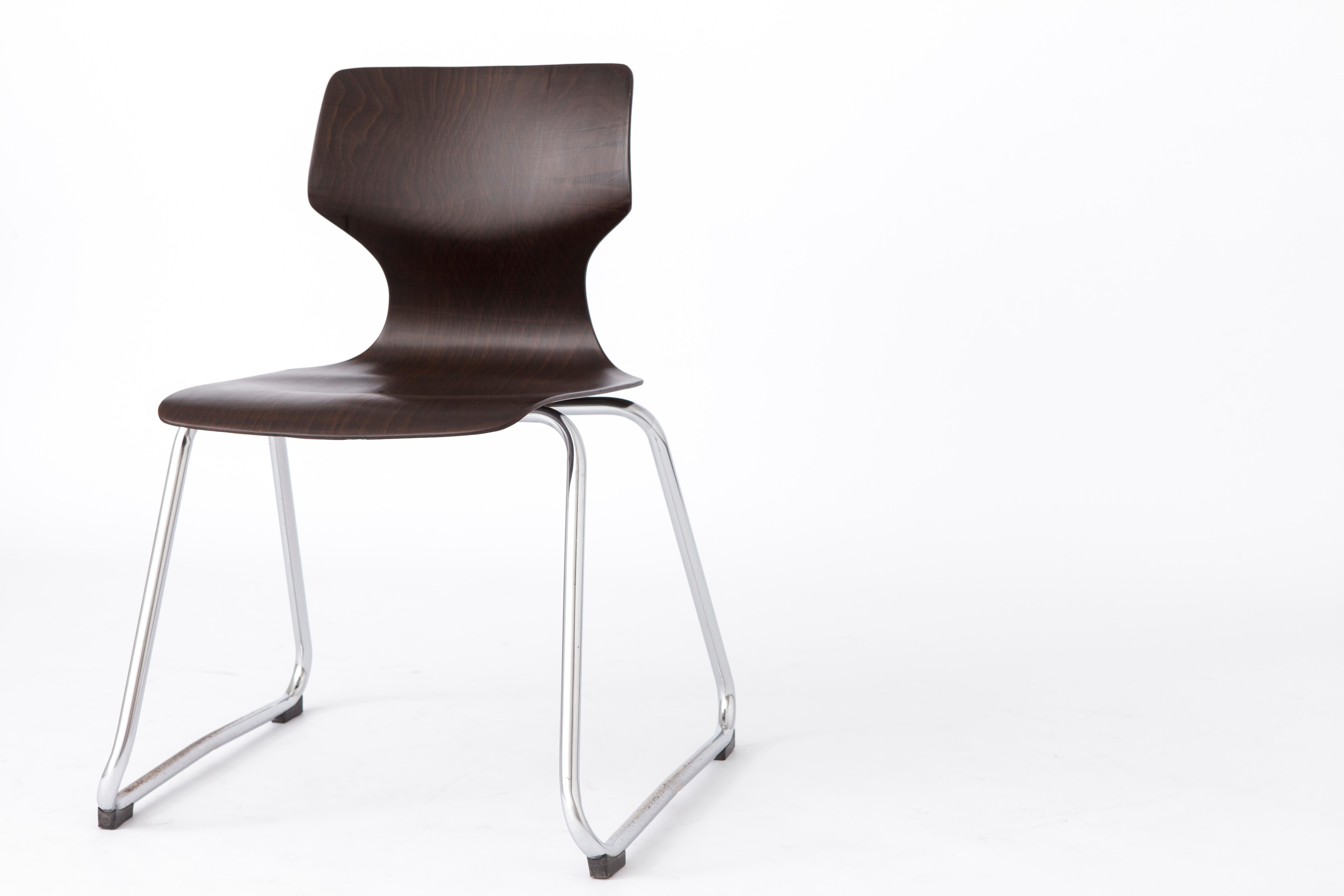 Mid-Century Modern Vintage Chair 1970s by Adam Stegner for Flötotto, Germany For Sale