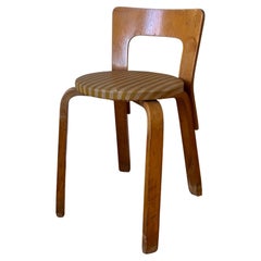 Silla Vintage 65 de Alvar Aalto para Artek, años 40-50
