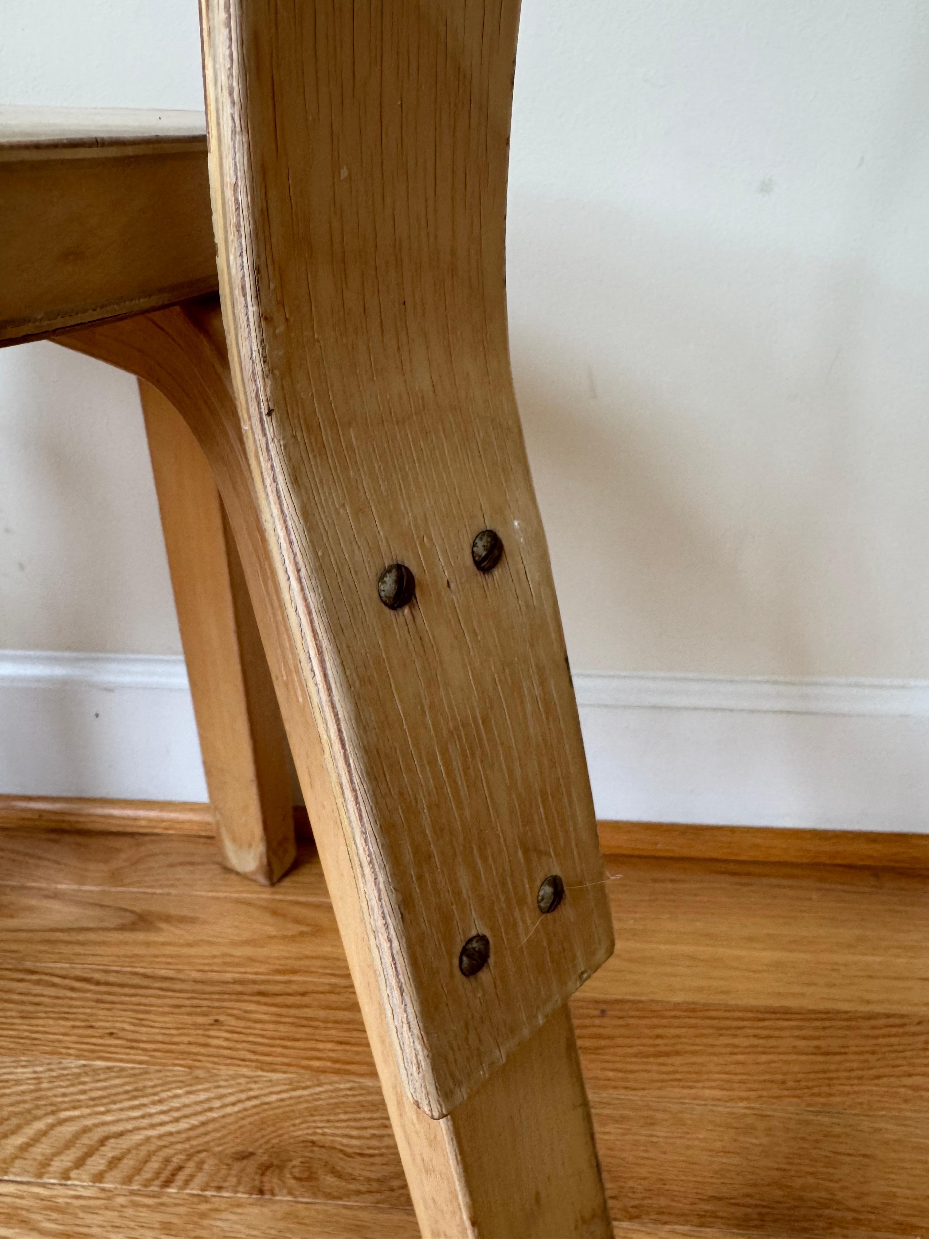 Vintage-Stuhl 66 von Alvar Aalto für Artek, 1940-50er Jahre im Angebot 8