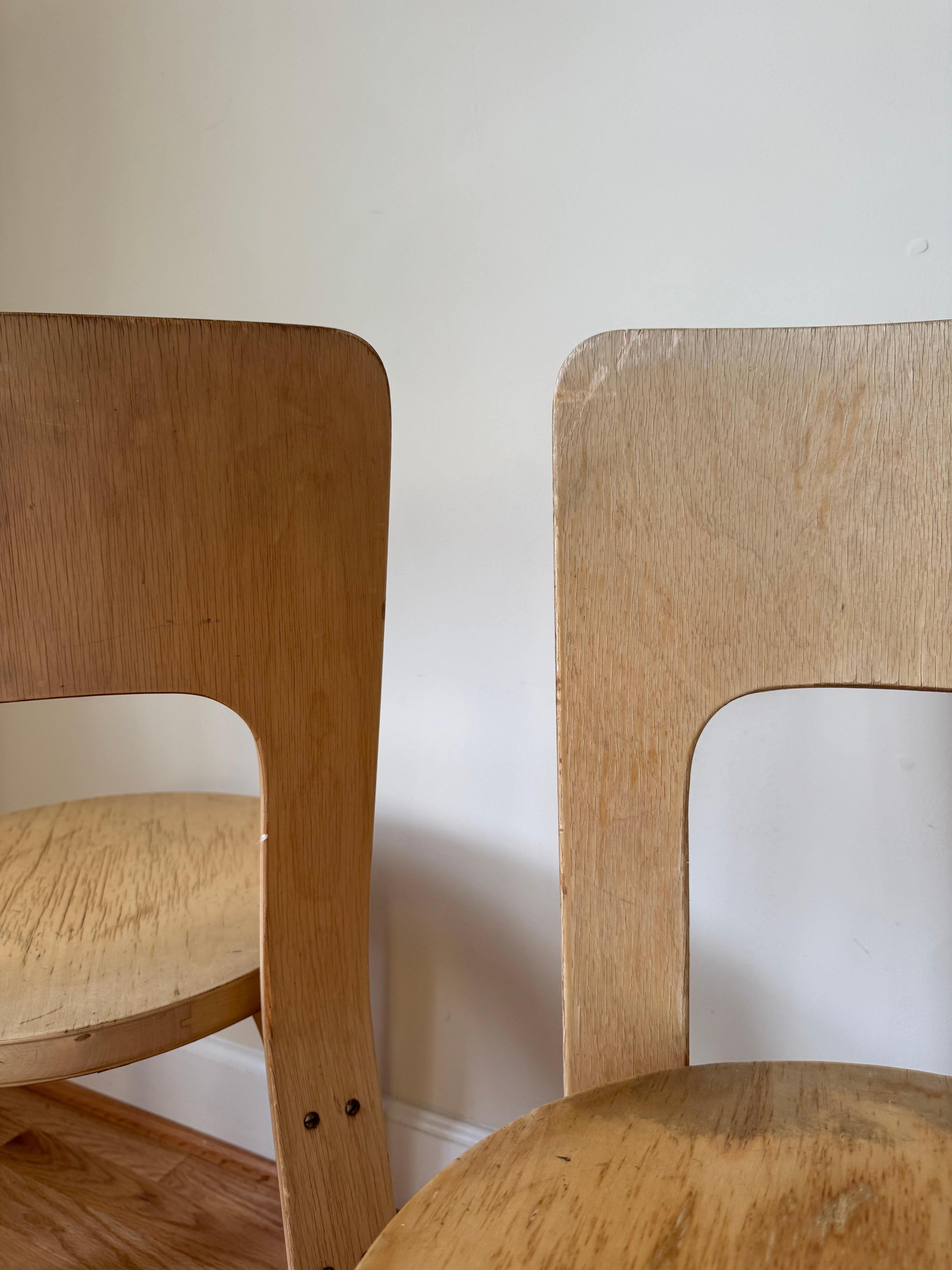 Vintage-Stuhl 66 von Alvar Aalto für Artek, 1940-50er Jahre im Angebot 11