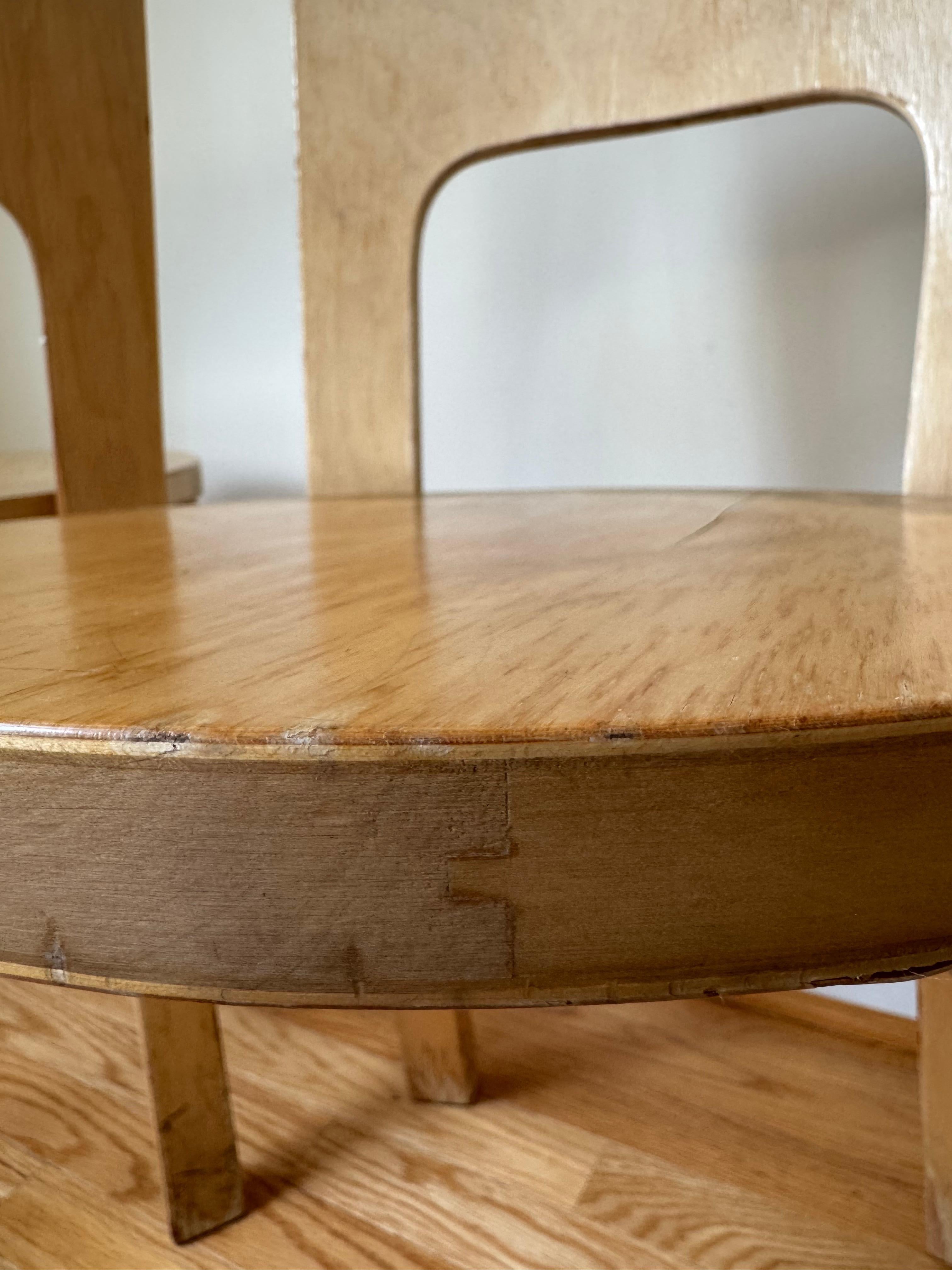 Vintage-Stuhl 66 von Alvar Aalto für Artek, 1940-50er Jahre im Angebot 12
