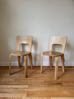 Vintage Chair 66 by Alvar Aalto for Artek, 1940-50s
