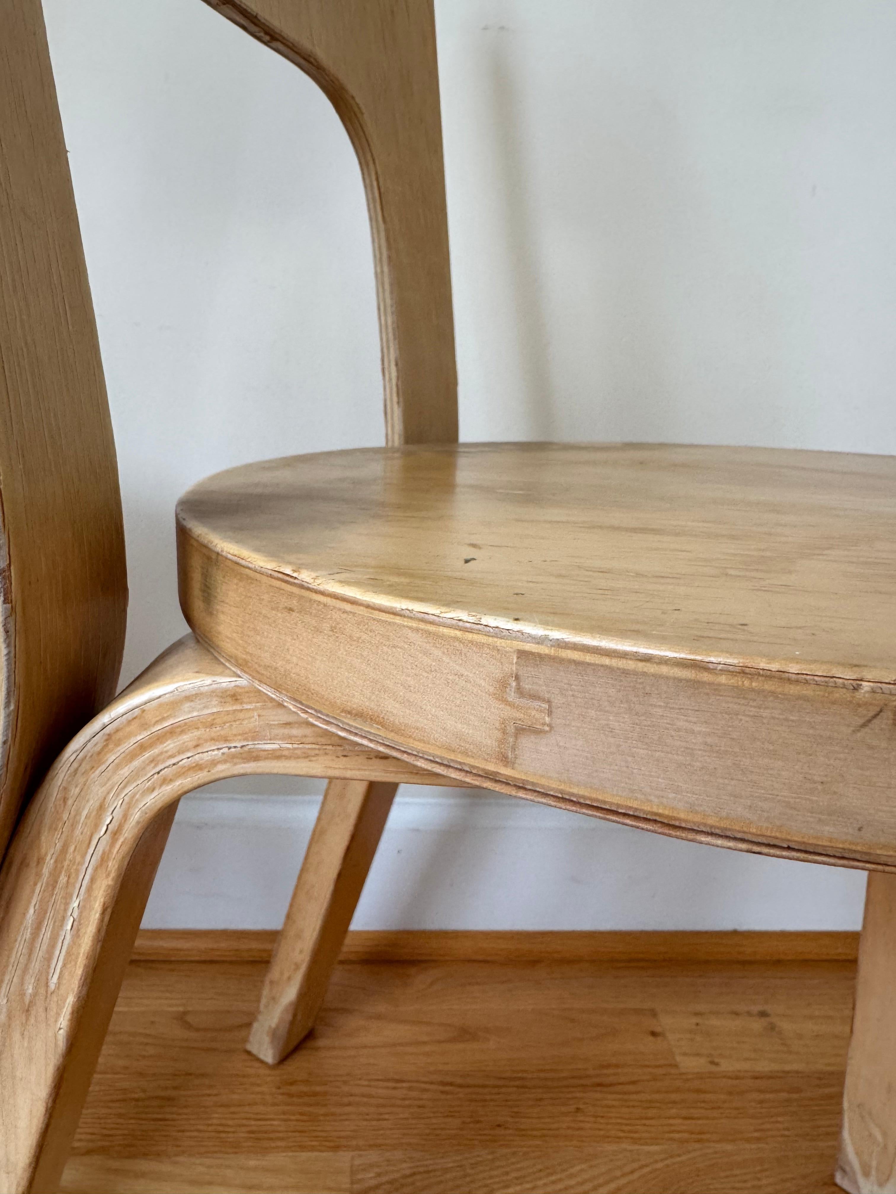 Vintage-Stuhl 66 von Alvar Aalto für Artek, 1940-50er Jahre im Angebot 13
