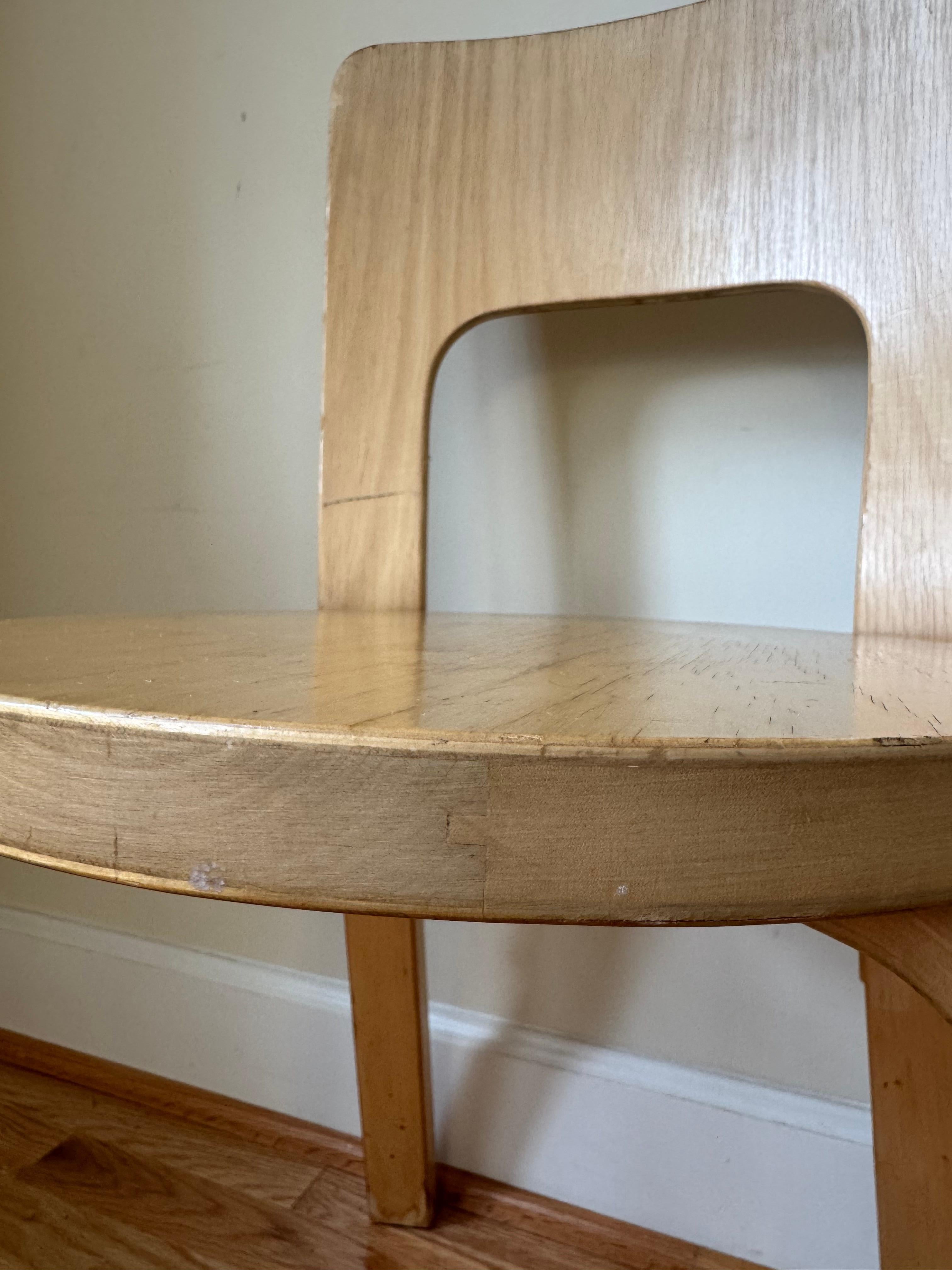 Vintage-Stuhl 66 von Alvar Aalto für Artek, 1940-50er Jahre im Angebot 2
