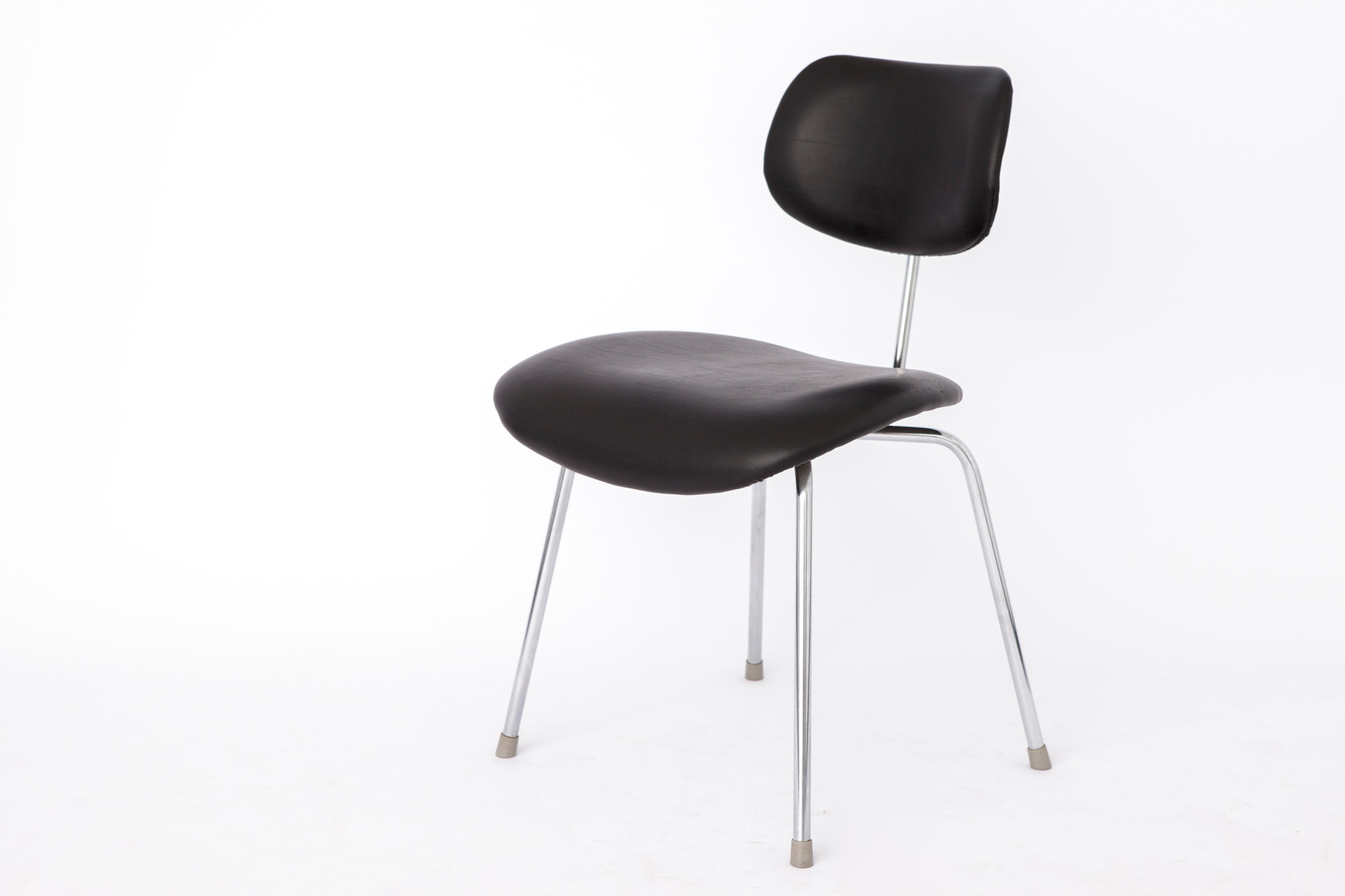 Mid-Century Modern Vintage chair by Egon Eiermann, 1950s Germany, model SE68, for Wilde & Spieth, b