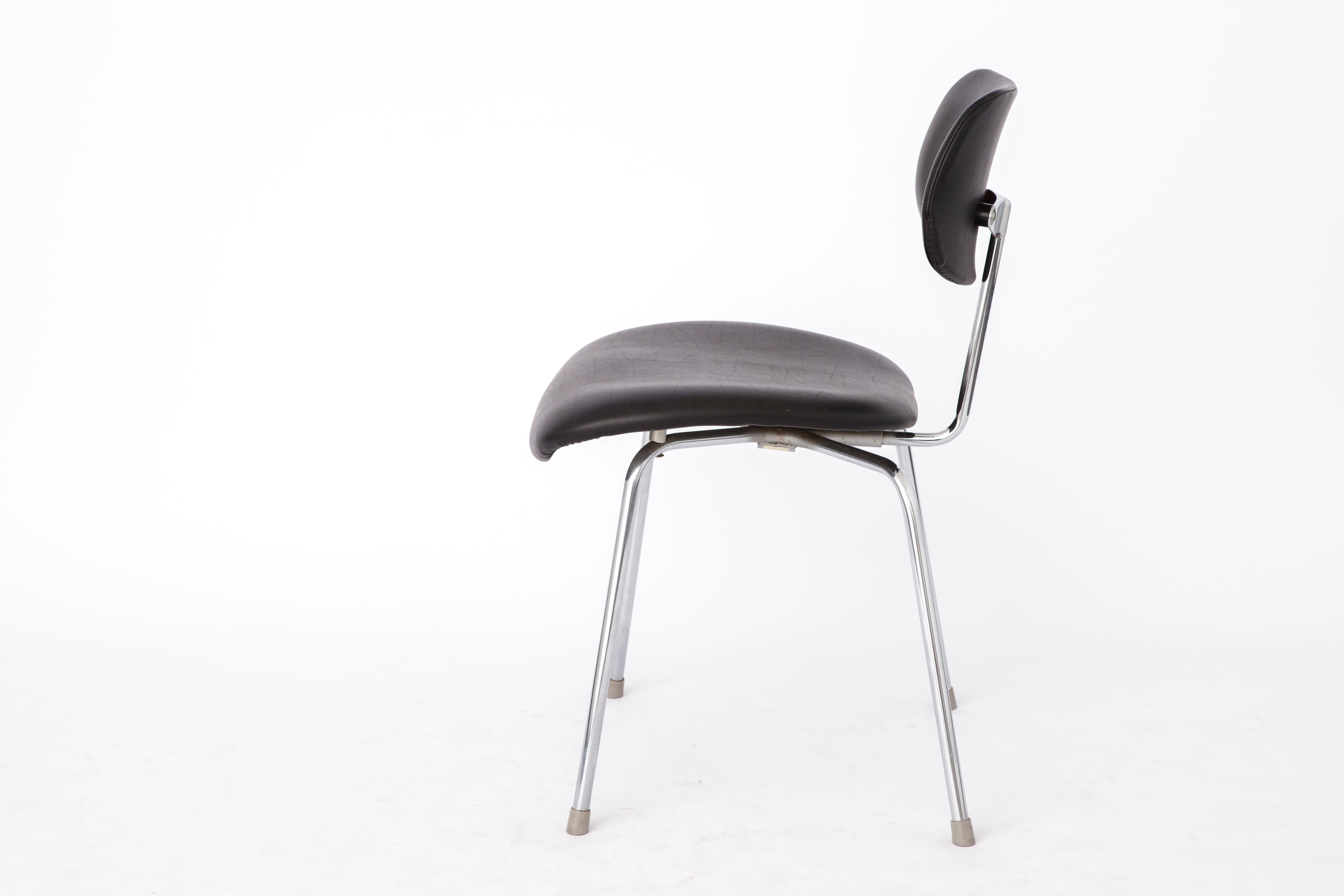 Polished Vintage chair by Egon Eiermann, 1950s Germany, model SE68, for Wilde & Spieth, b