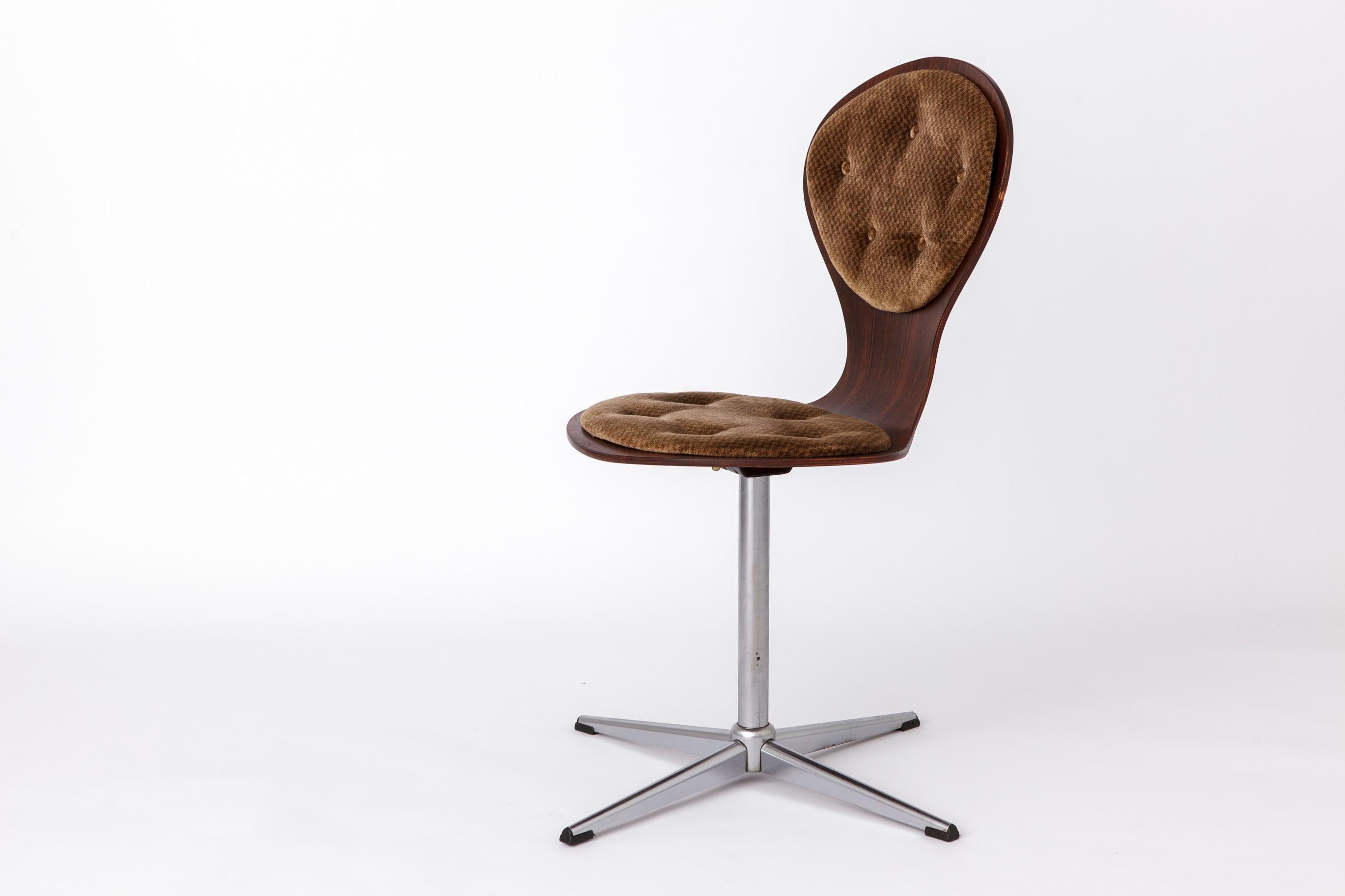 Silla vintage de Elmar Flötotto, años 60 Alemania Pulido