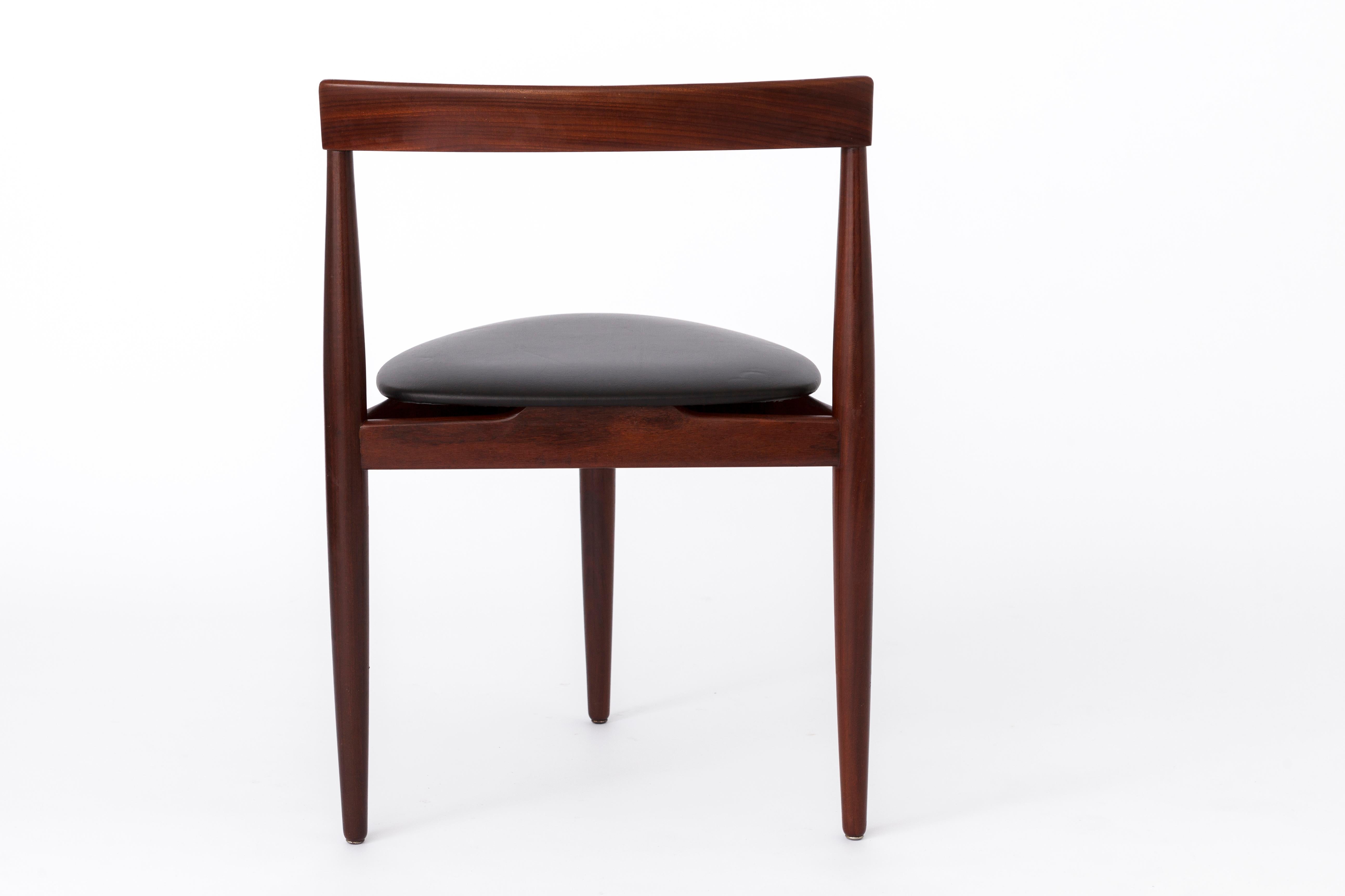 Vintage chair by Hans Olsen, for Frem Røjle, 1960s, Teak, Danish, three legged 2