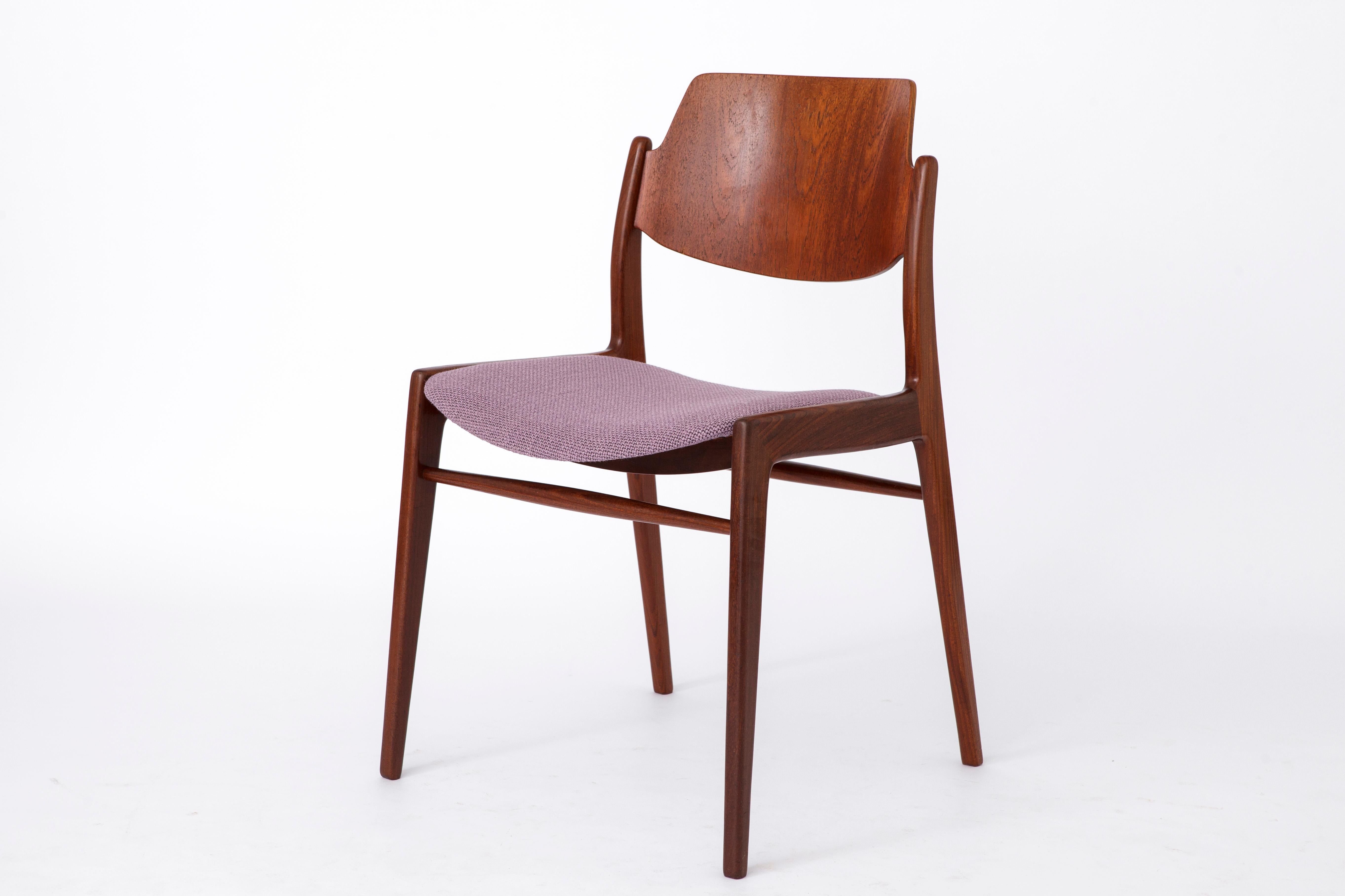 Polished Vintage chair by Hartmut Lohmeyer, 1960s for Wilkhahn, Germany For Sale