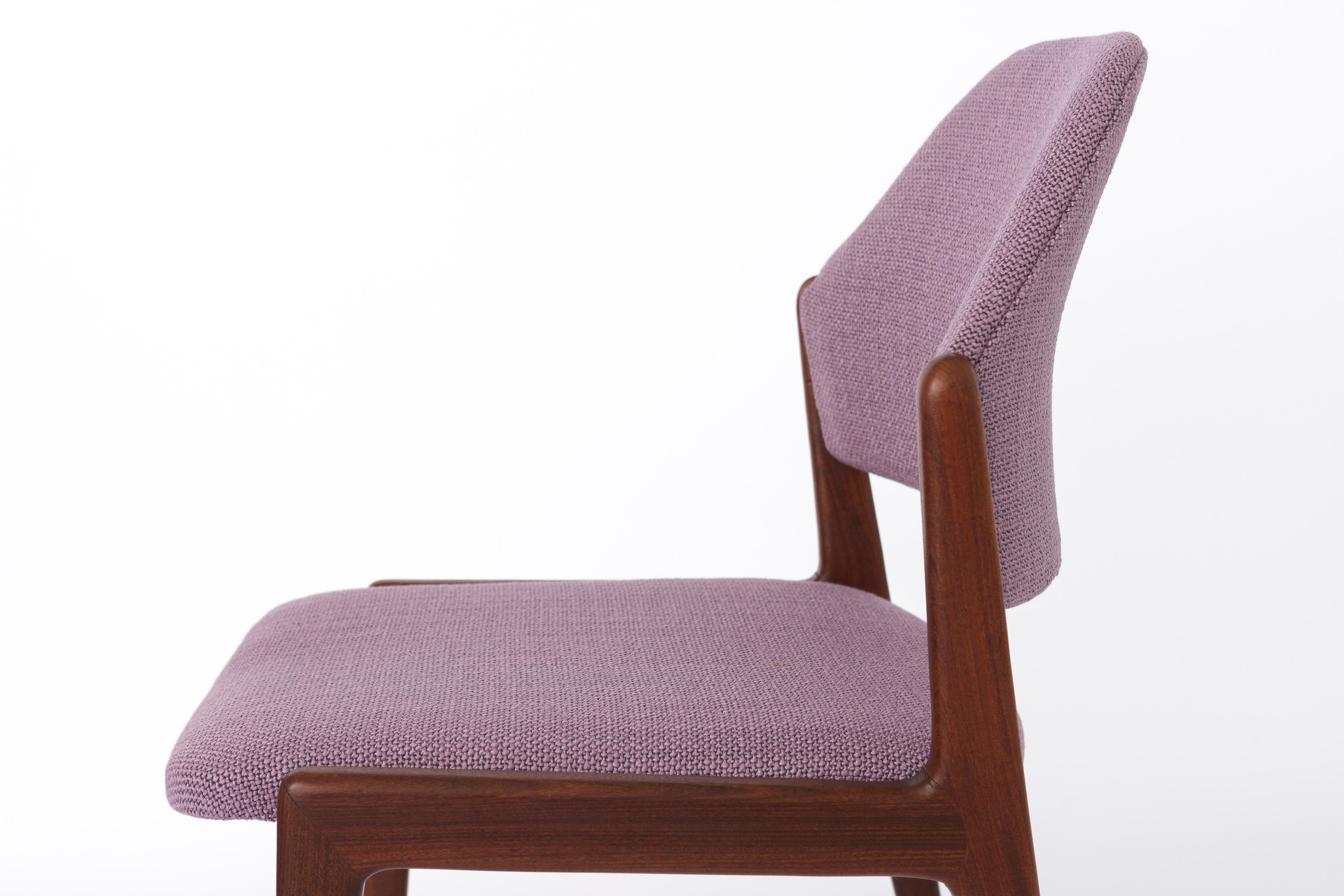 Polished Vintage Chair by Hartmut Lohmeyer for Wilkhahn, Germany 1970s For Sale