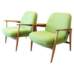 Vintage-Stuhl aus Teakholz und Eiche von Ib Kofod-Larsen, 1960er Jahre