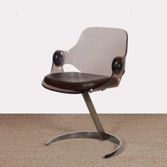 Sedia vintage in stile Boric Tabacoff, 1970