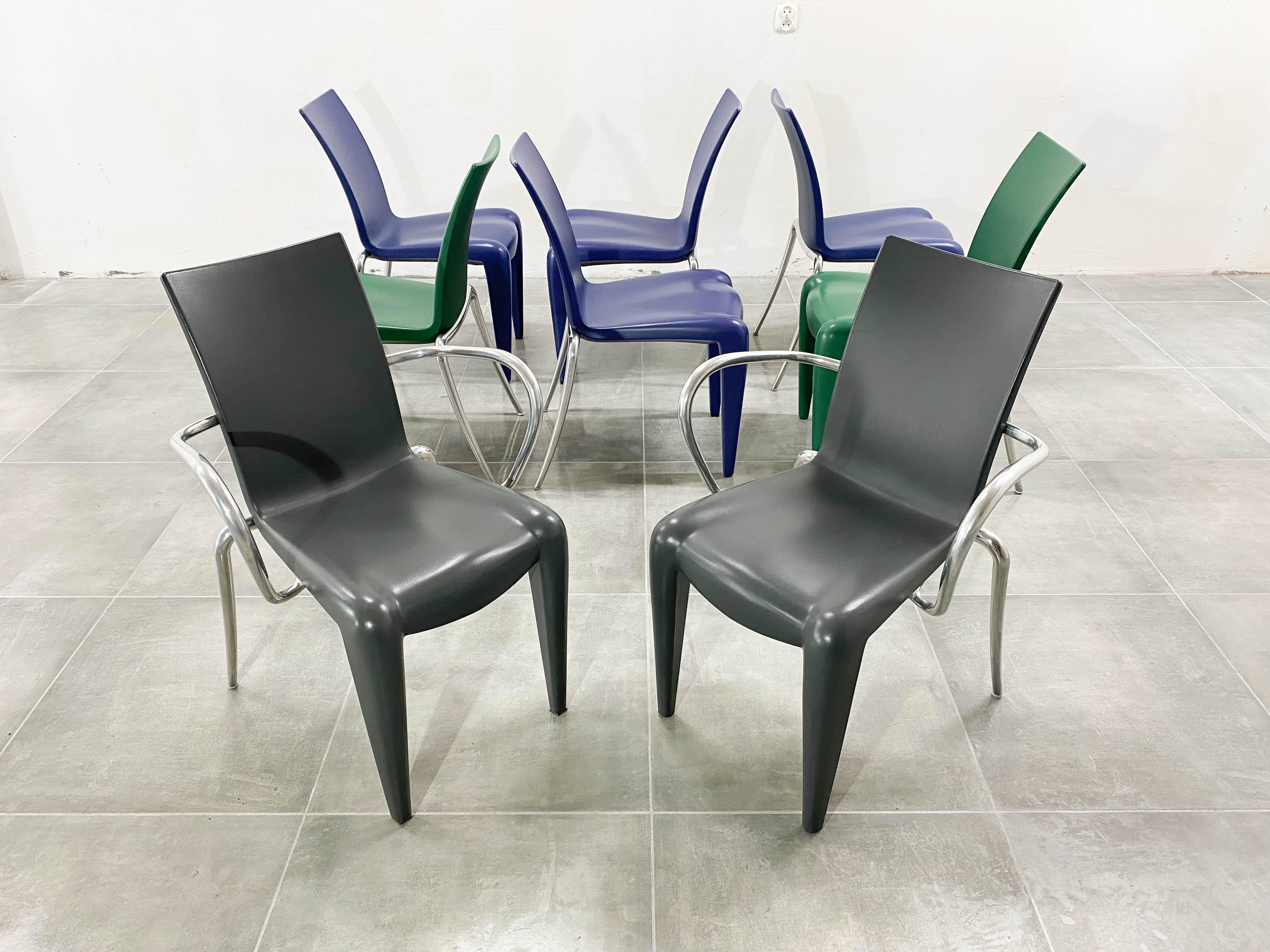 Late 20th Century Vintage Chair Louis XX by Philippe Starck for Vitra, 1990s, Set of 2