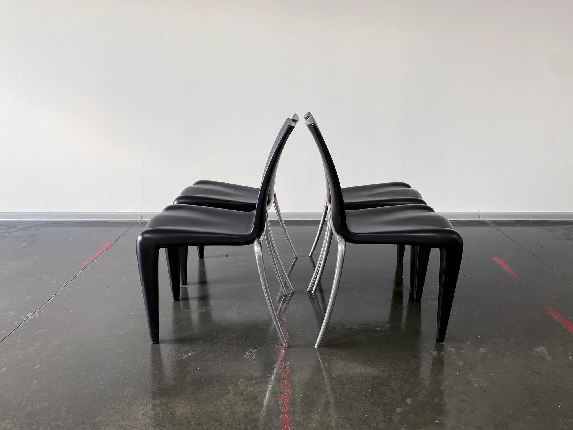 Vintage Stuhl Louis XX von Philippe Starck für Vitra, 1990er Jahre, 4er Set im Angebot 3