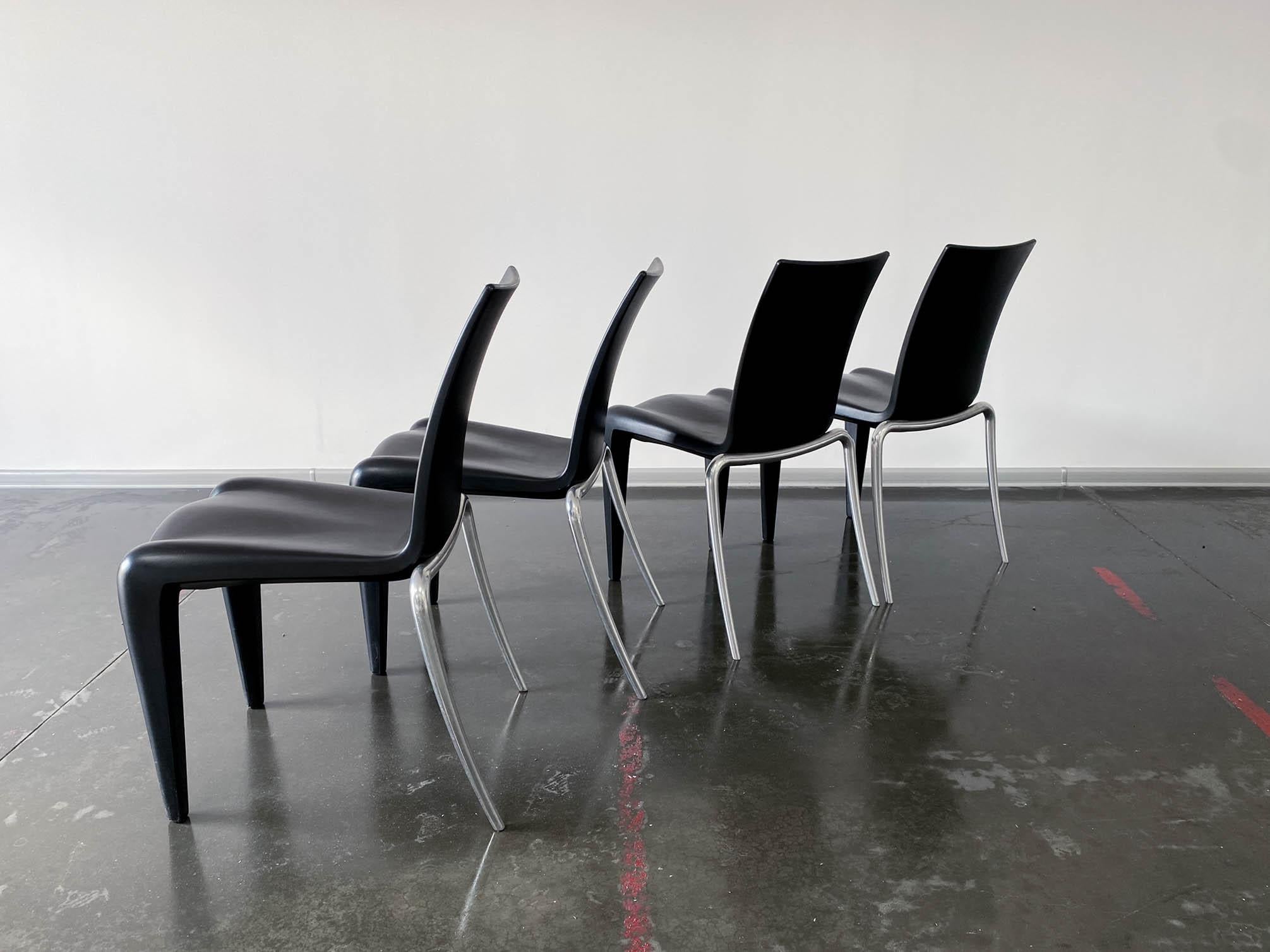Vintage Stuhl Louis XX von Philippe Starck für Vitra, 1990er Jahre, 4er Set im Angebot 5
