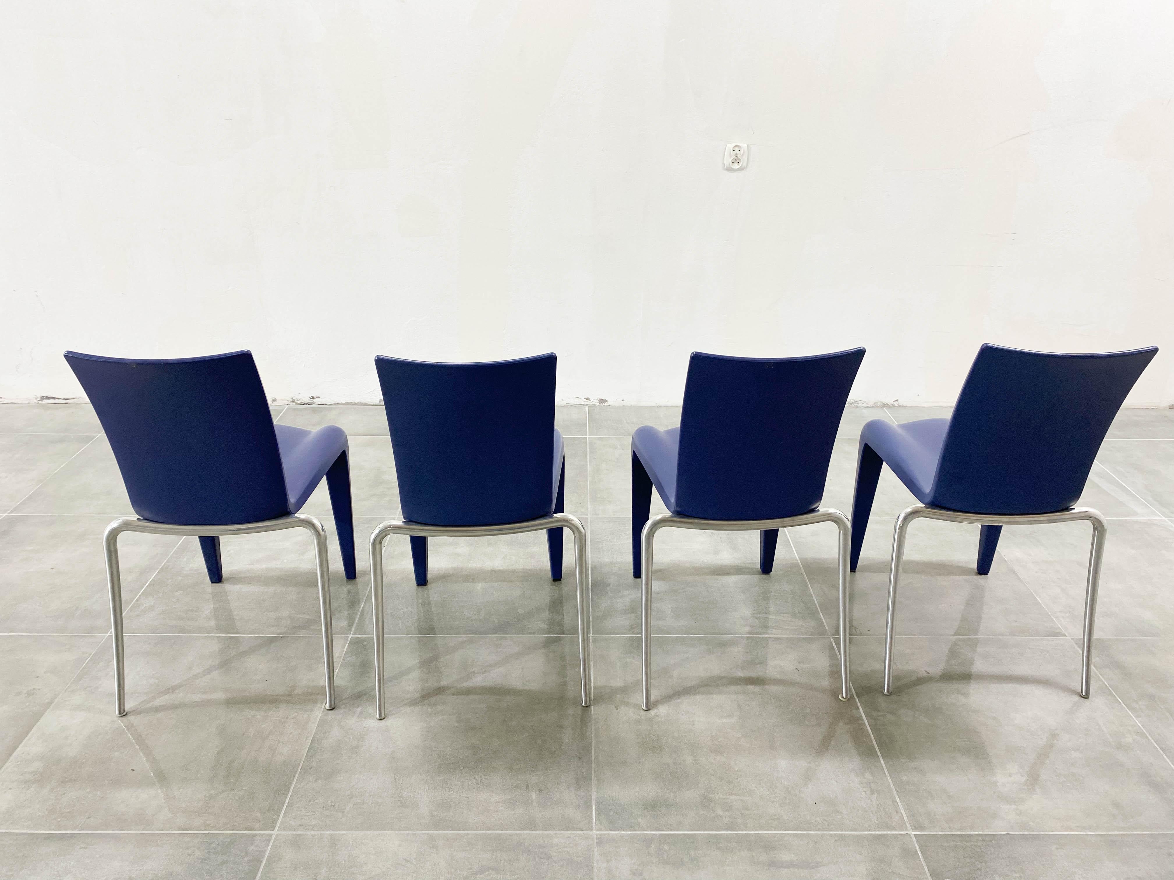 Post-Modern Vintage Chair Louis XX by Philippe Starck for Vitra, 1990s, Set of 4 For Sale