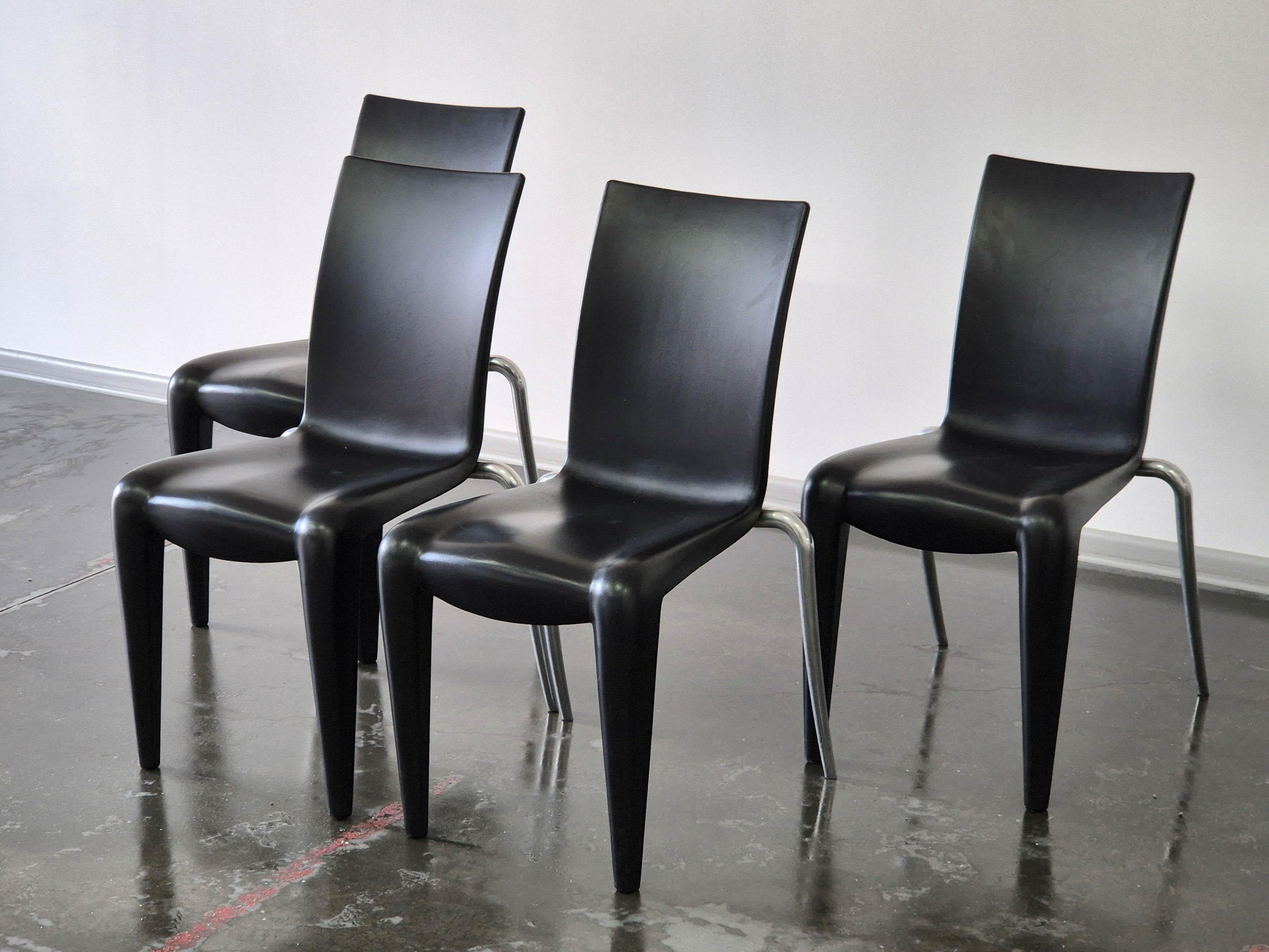 Vintage Stuhl Louis XX von Philippe Starck für Vitra, 1990er Jahre, 4er Set (Postmoderne) im Angebot